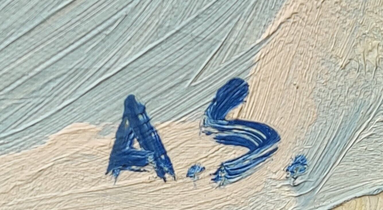 Aage Strand (1910-1975): BOAT ON THE BEACH