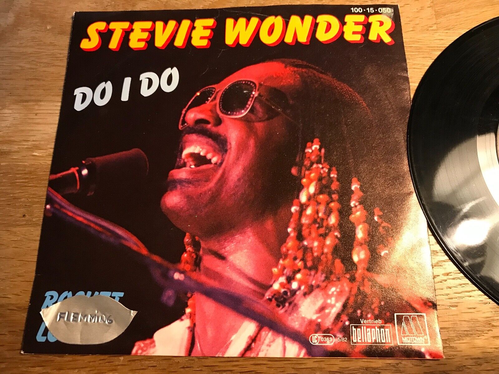 STEVIE WONDER "DO I DO / ROCKET LOVE" 1982 MOTOWN WEST GERMANY 7 INCH VINYL RARE