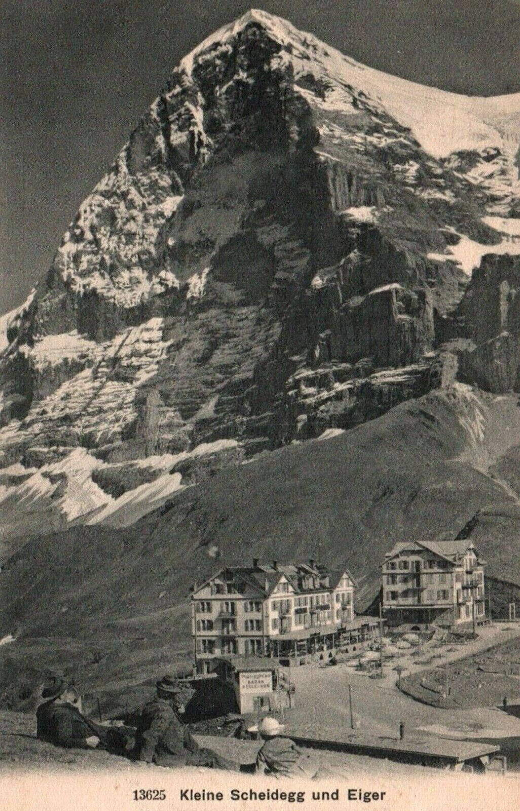 Kleine Scheidegg und Eiger 13625 Postcard