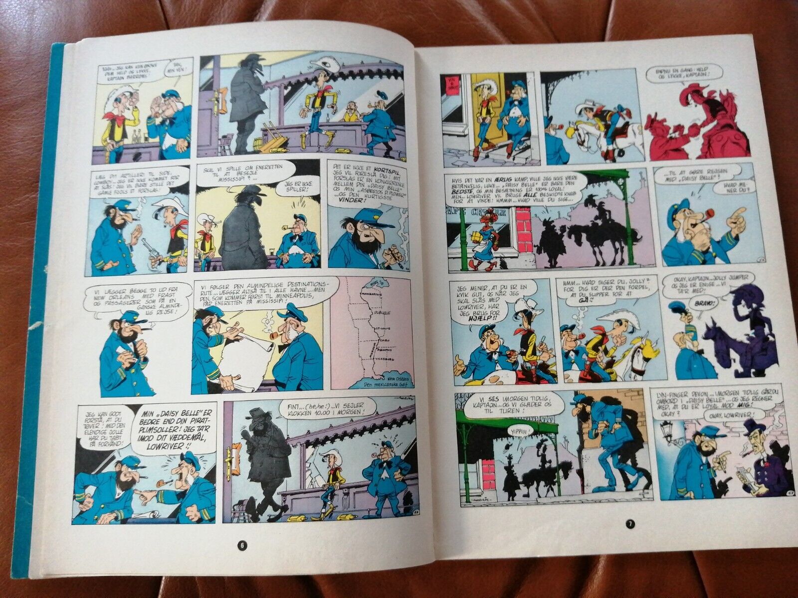 DenmarkDanish comic book"Lucky Luke" no 36Morris  Goscinny1979 1st ed