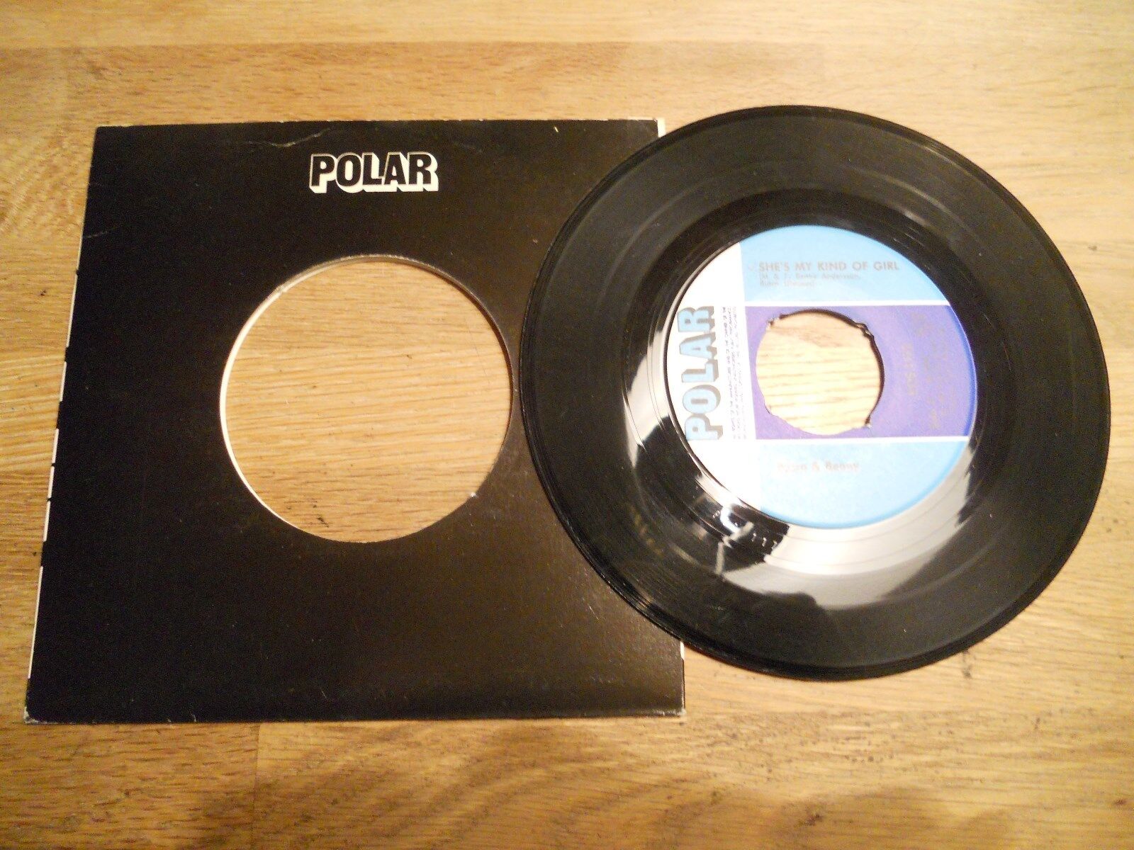 ABBA;BJÖRN  BENNY AGNETHA  FRIDA RING RING SWEDISH 1973 NCB POLAR SINGLE RARE*