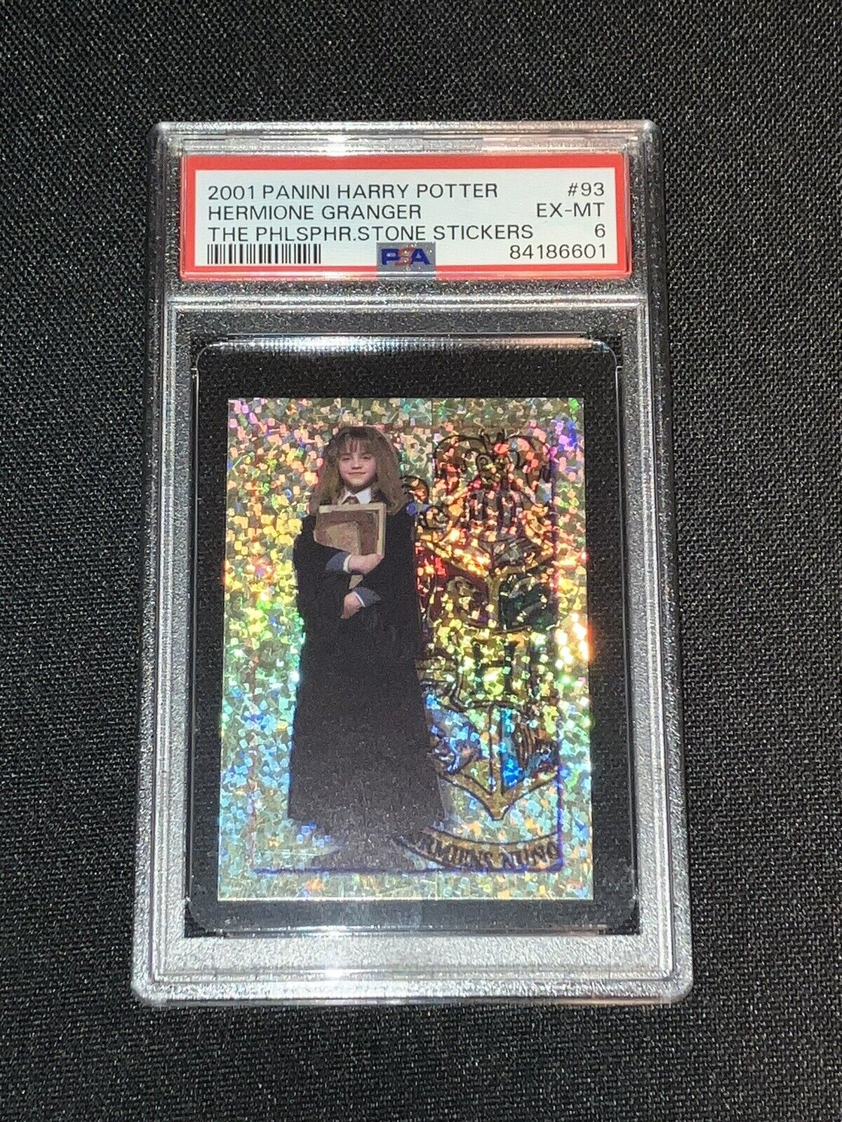 2001 PANINI HARRY POTTER  THE PHILOSOPHERS'S STONE STICKER HERMIONE PSA 6 💥