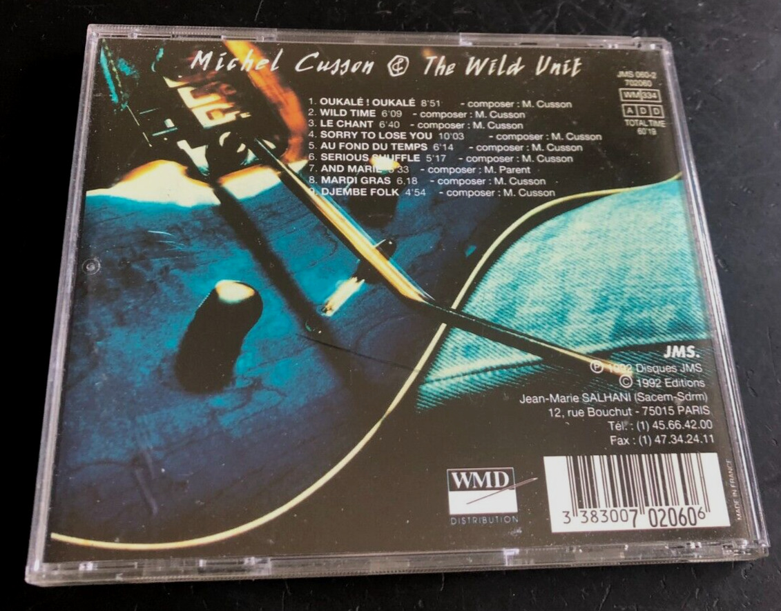 MICHEL CUSSON  THE WILD UNIT ''S/T'' - CD -  JAZZ FUSION! - UZEB GUITARIST