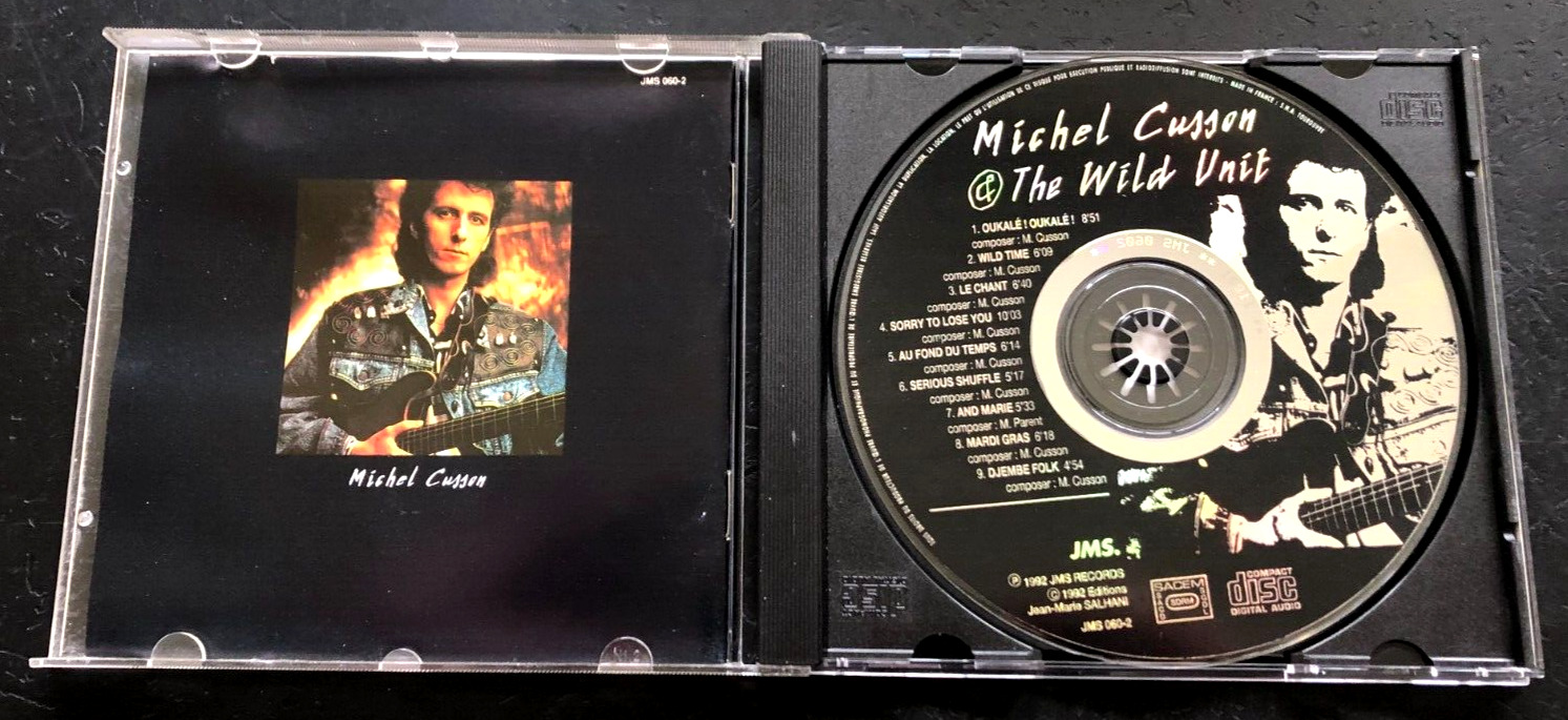 MICHEL CUSSON  THE WILD UNIT ''S/T'' - CD -  JAZZ FUSION! - UZEB GUITARIST