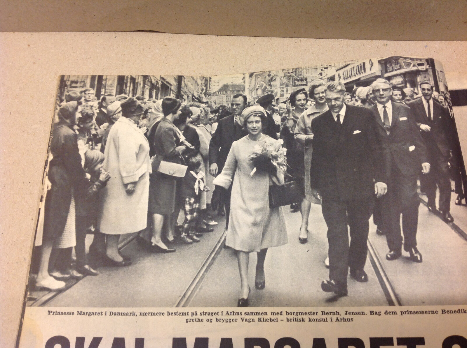 PRINCESS MARGARET AND LORD SNOWDEN FRONT COVER OF a Vintage Danish Magazine 1967