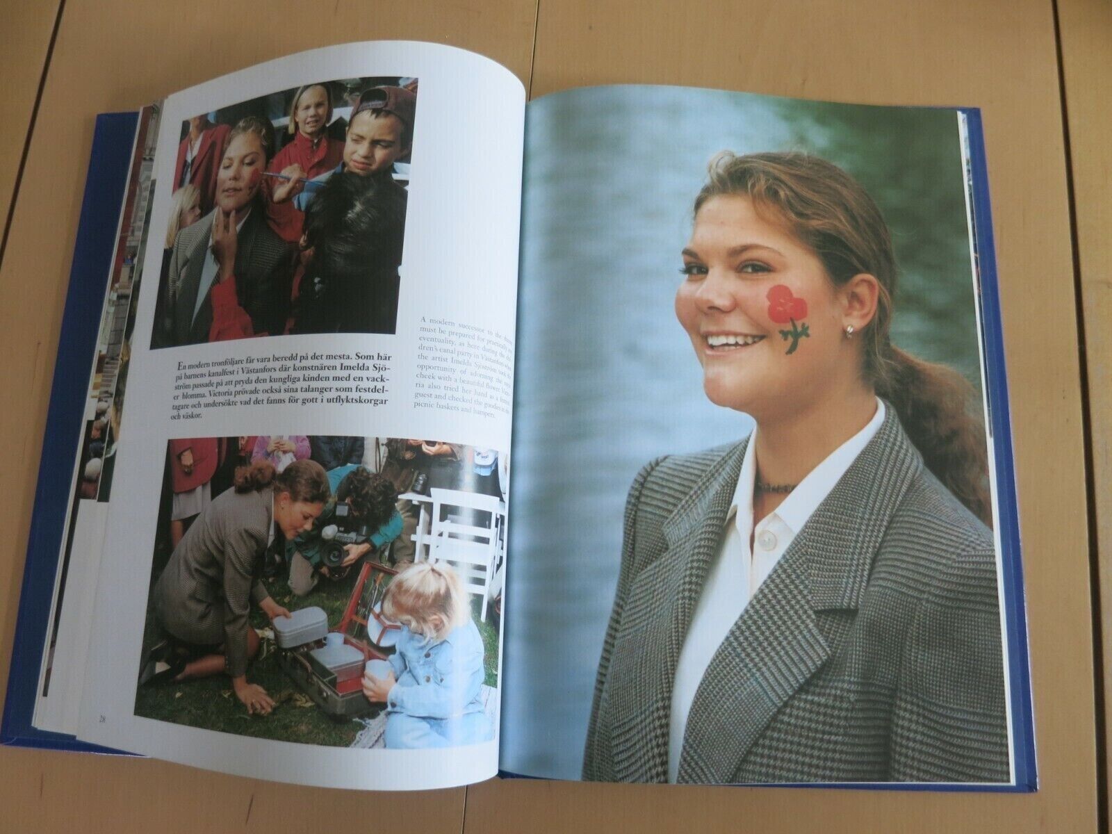 Book Queen SILVIA King CARL GUSTAF Princess VICTORIA MADELEINE PHILIP ROYAL Bo58