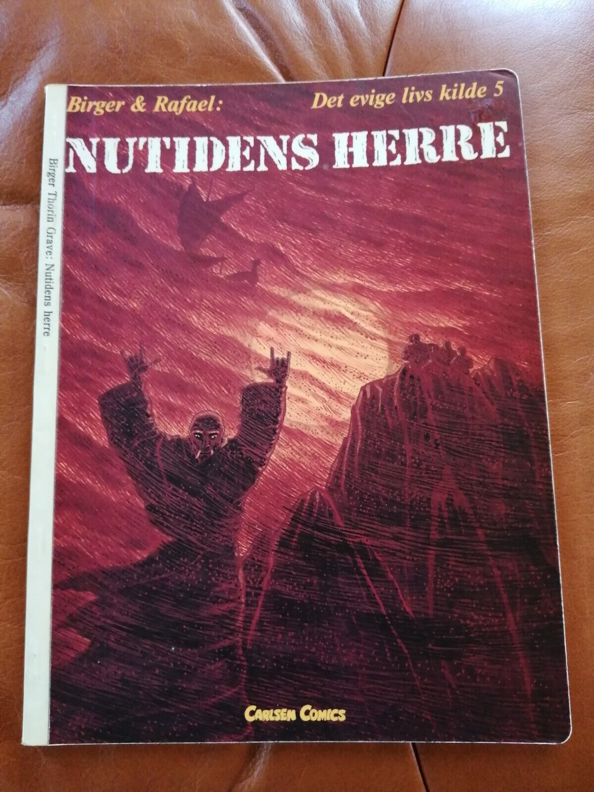 Danish comic Nutidens herreBirger  Rafael 1990 1st ed- ex-library