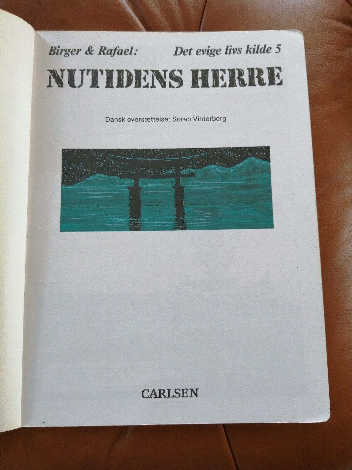 Danish comic Nutidens herreBirger  Rafael 1990 1st ed- ex-library