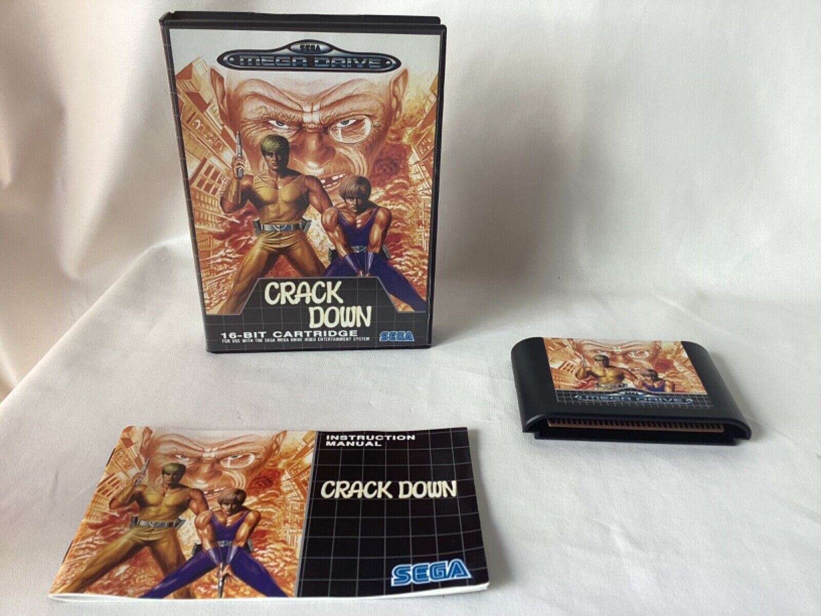 Sega Mega Drive - Crack Down - PAL - Complete in box