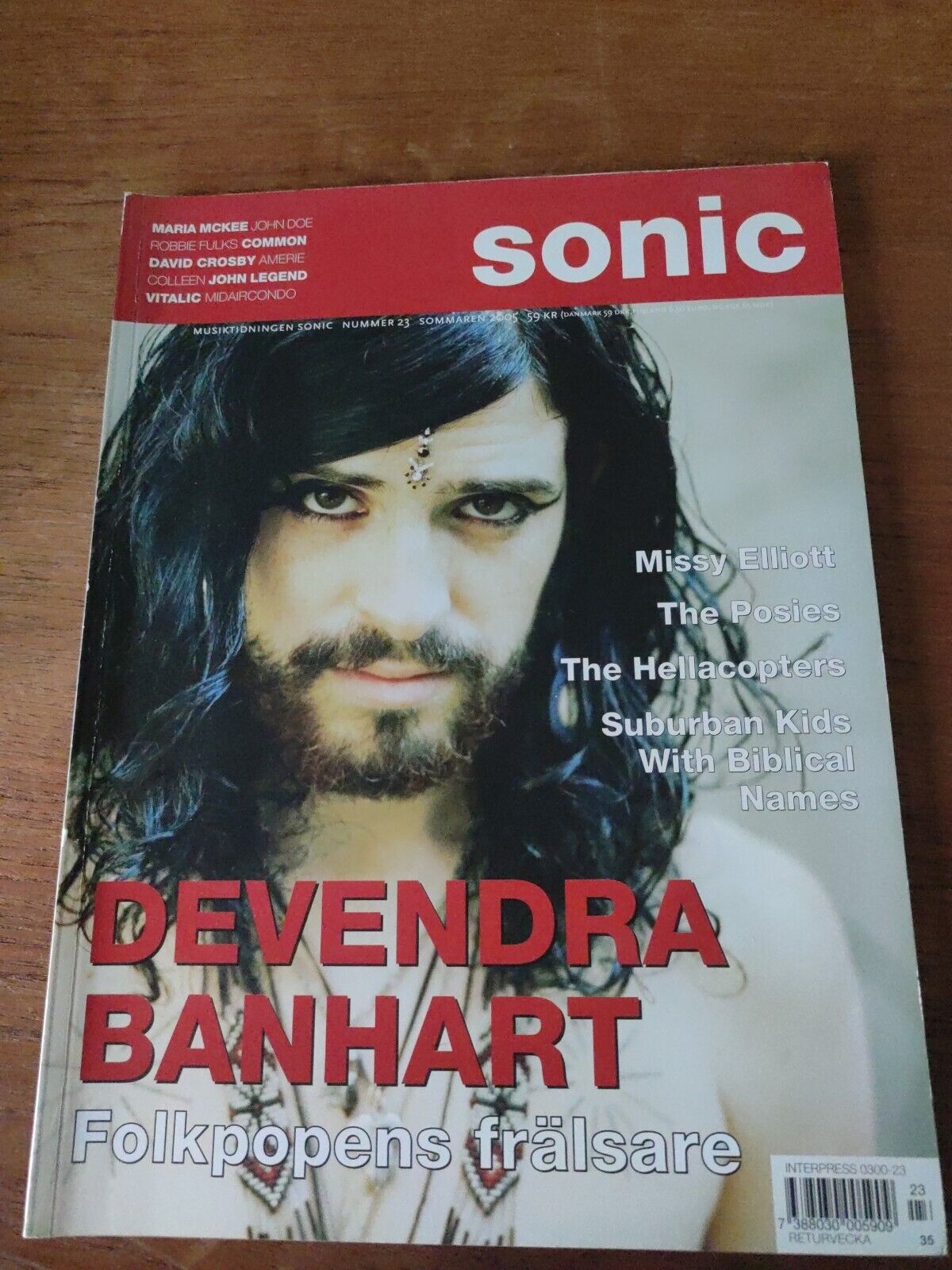 Swedish Magazine DEVENDRA BANHART David Crosby MISSY ELLIOTT The Posies  B23