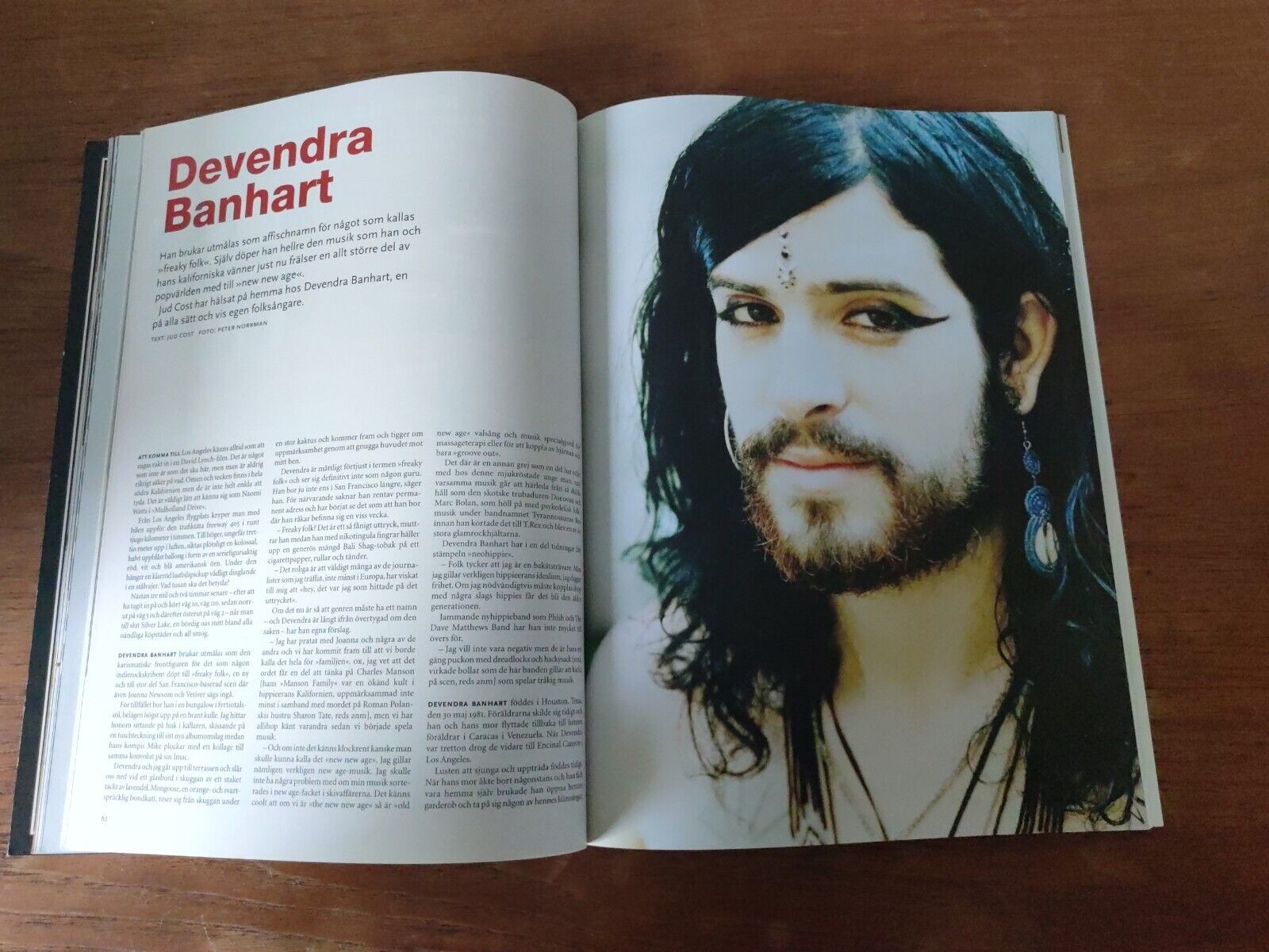 Swedish Magazine DEVENDRA BANHART David Crosby MISSY ELLIOTT The Posies  B23