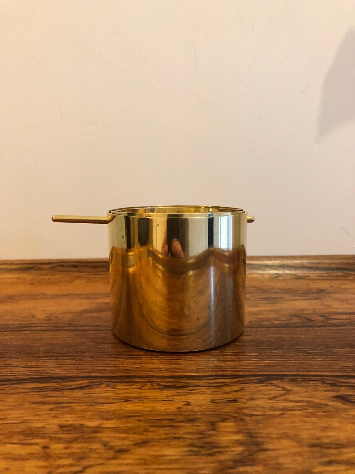 Arne jacobsen vintage brass ashtray stelton/cylinderline