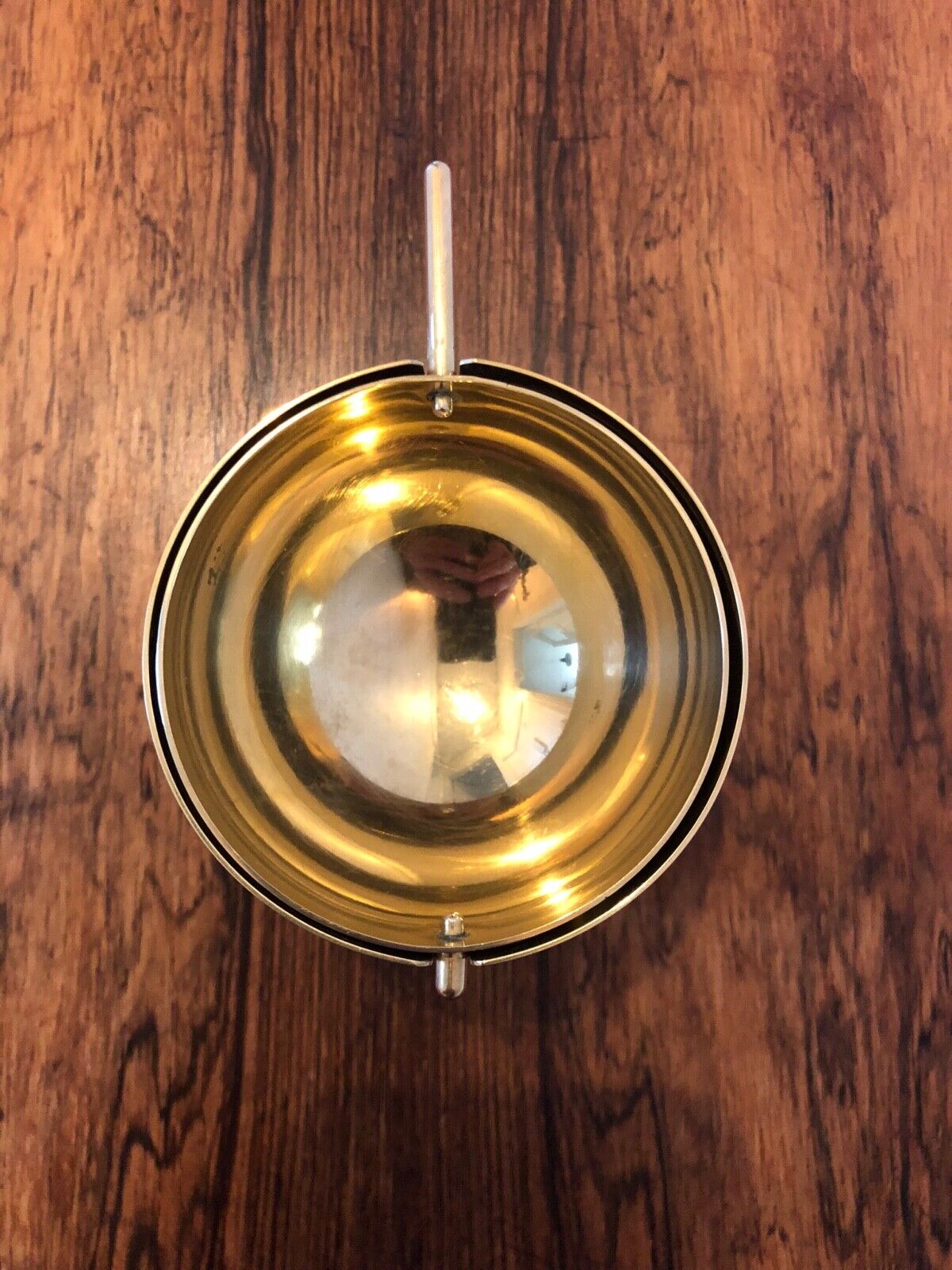 Arne jacobsen vintage brass ashtray stelton/cylinderline