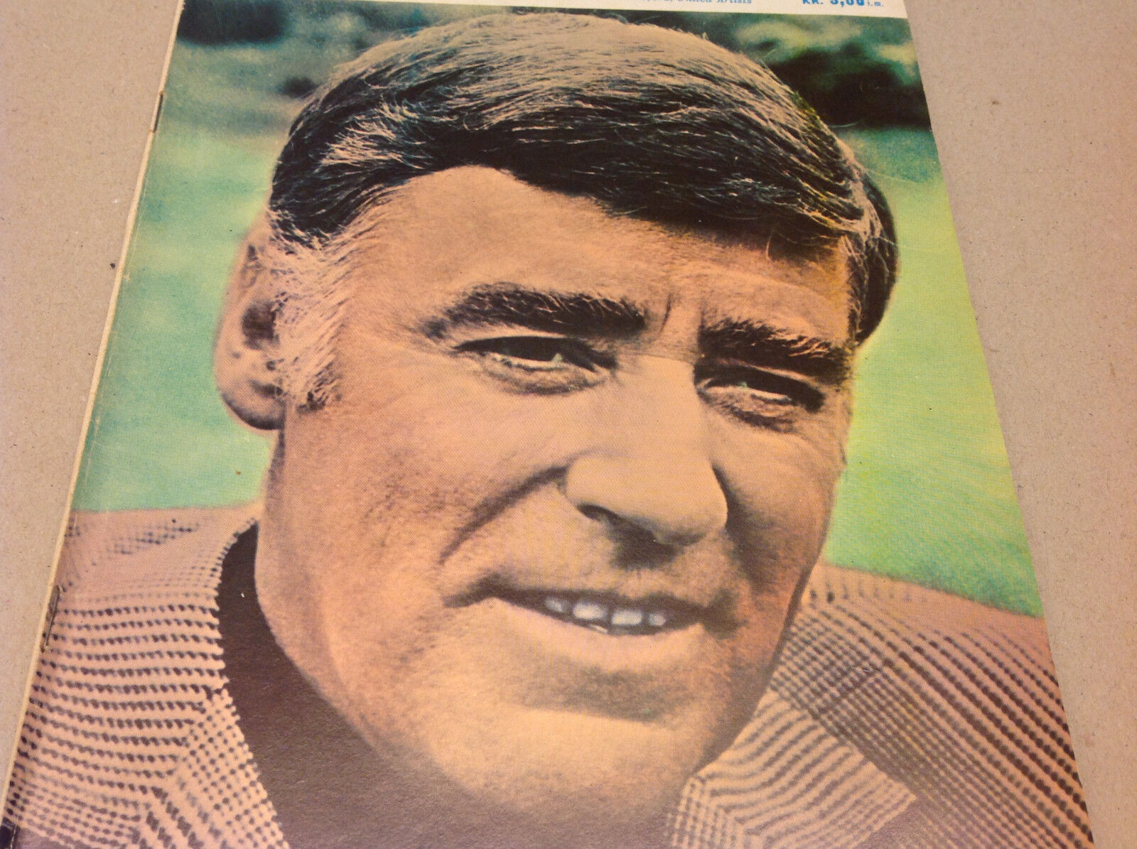 PETER LAWFORD ON A FRONT COVER VINTAGE Danish Novelle Romanbladet Magazine 1977