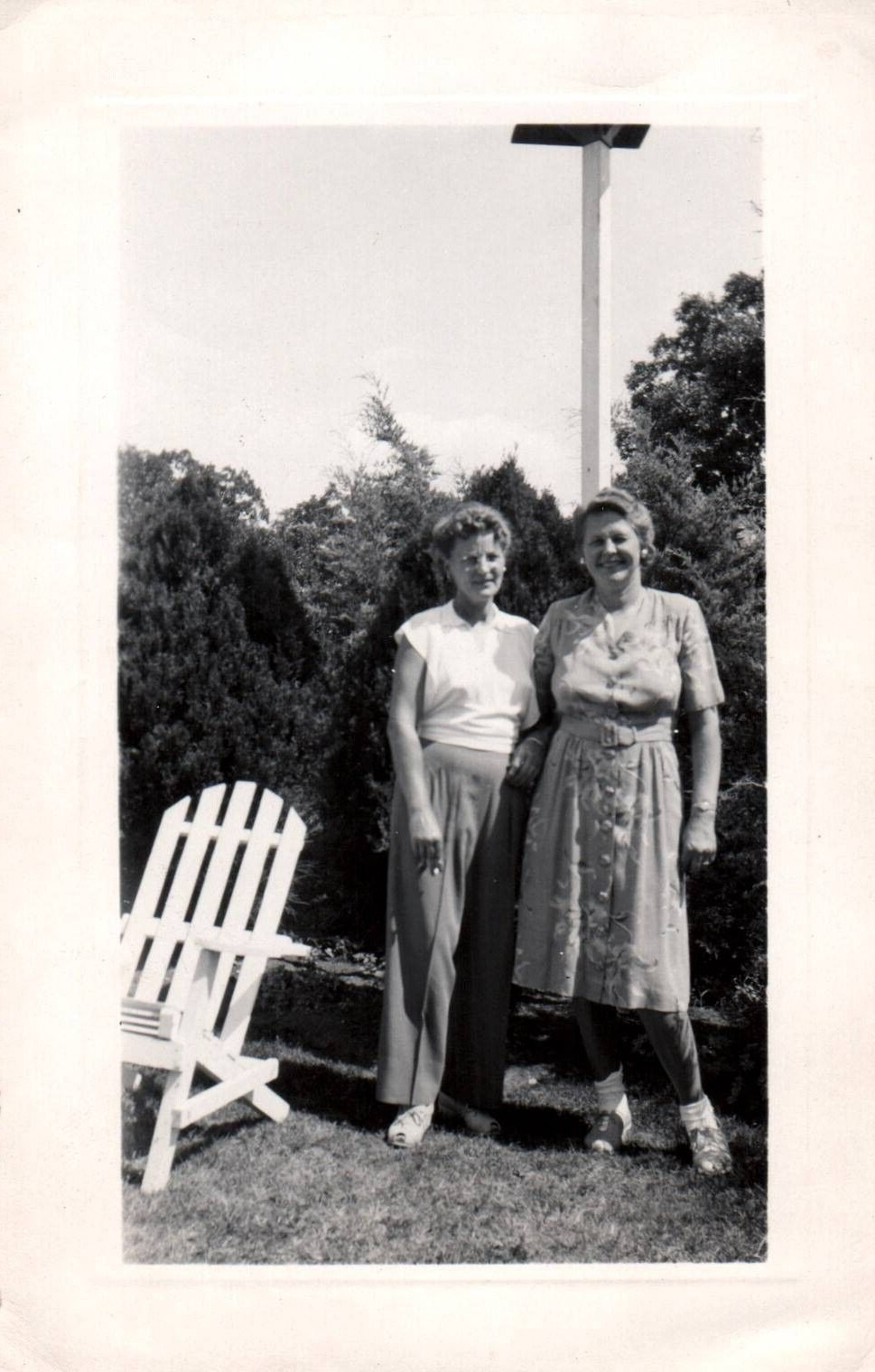 Women Posing Daily Life in Denmark 1900-1950s Vintage Photo Small Size 11x8cm