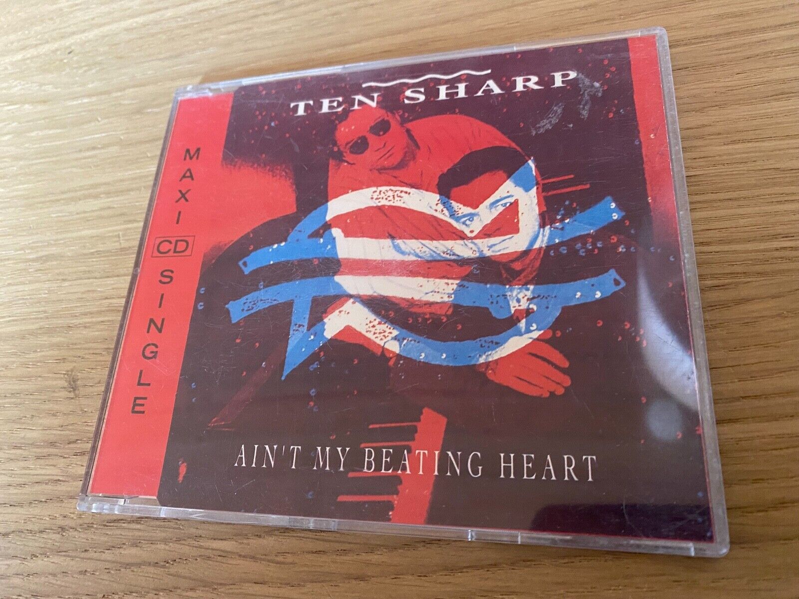 TEN SHARP  "AIN´Y MY BEATING HEART" 4 TRACK CD SINGLE 1991 SONY MUSIC AUSTRIAN