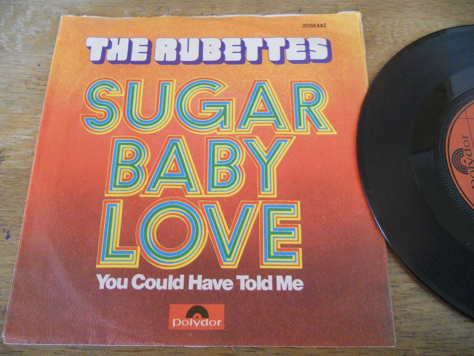 THE RUBETTES "SUGAR BABY LOVE/YOU COULD HAVE TOLD ME" 1974 GEMA POLYDOR RECORDS*