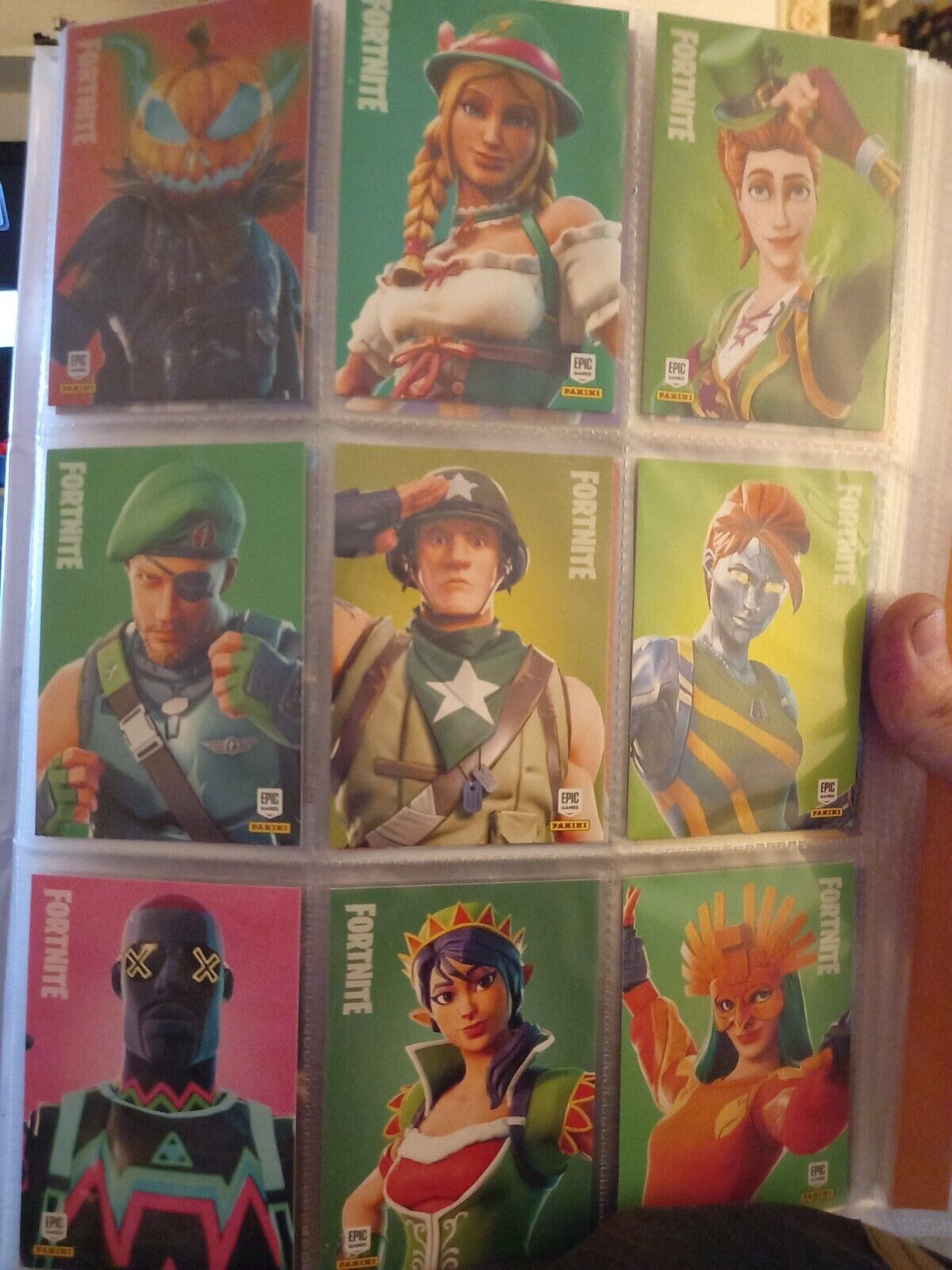 Fortnite trading cards