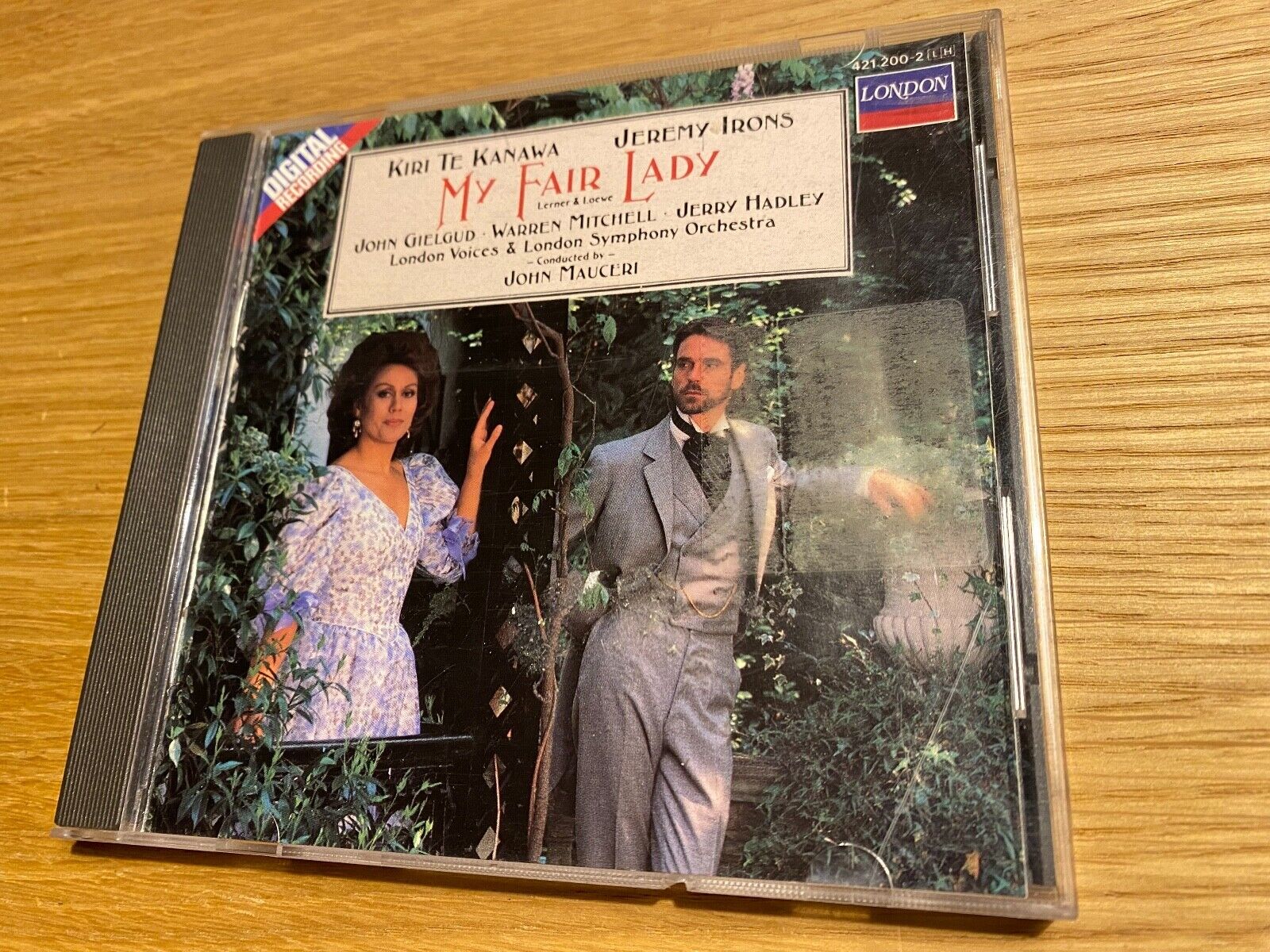 KIRI TE KANAWA  JEREMY IRONS "MY FAIR LADY" 1987 LONDON RECORDS CD ALBUM DDD CD