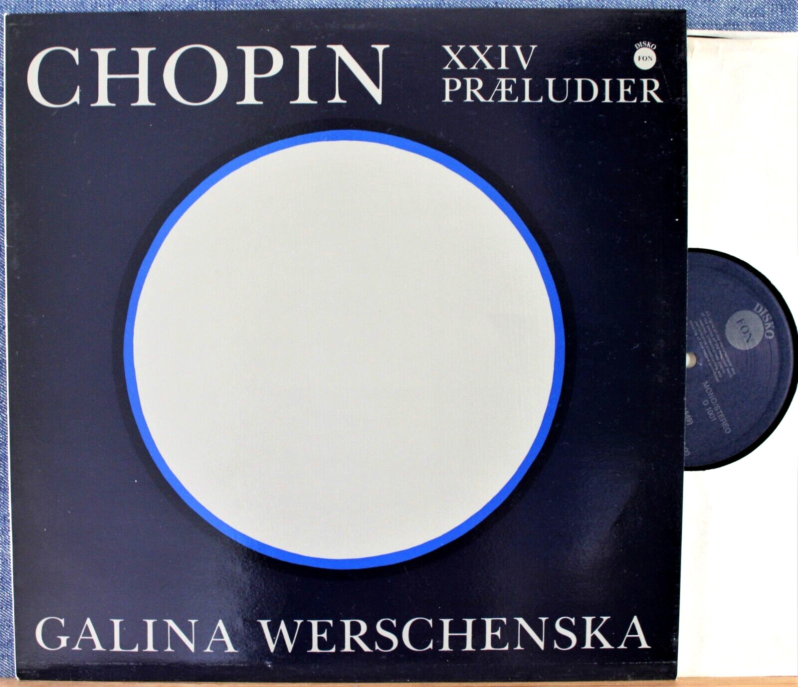 Werschenska Chopin (Preludes) Diskofon D 1001 Mint