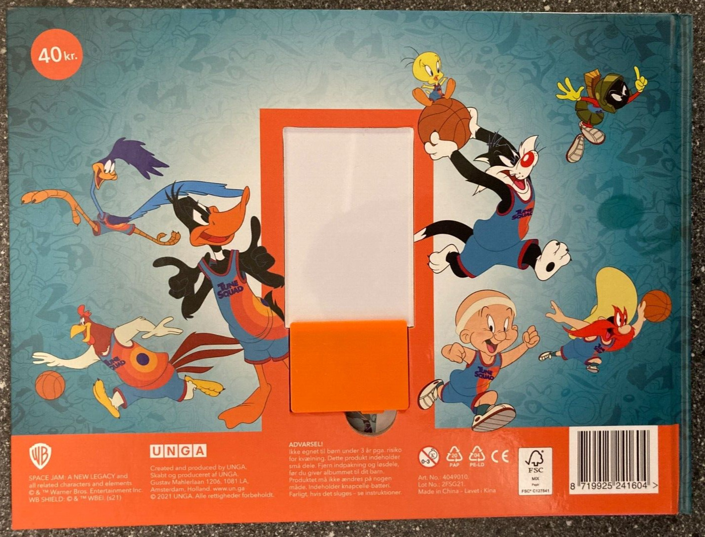 Space Jam New Legacy Danish Trading Card Album 99% Complete Daffy Duck Etc