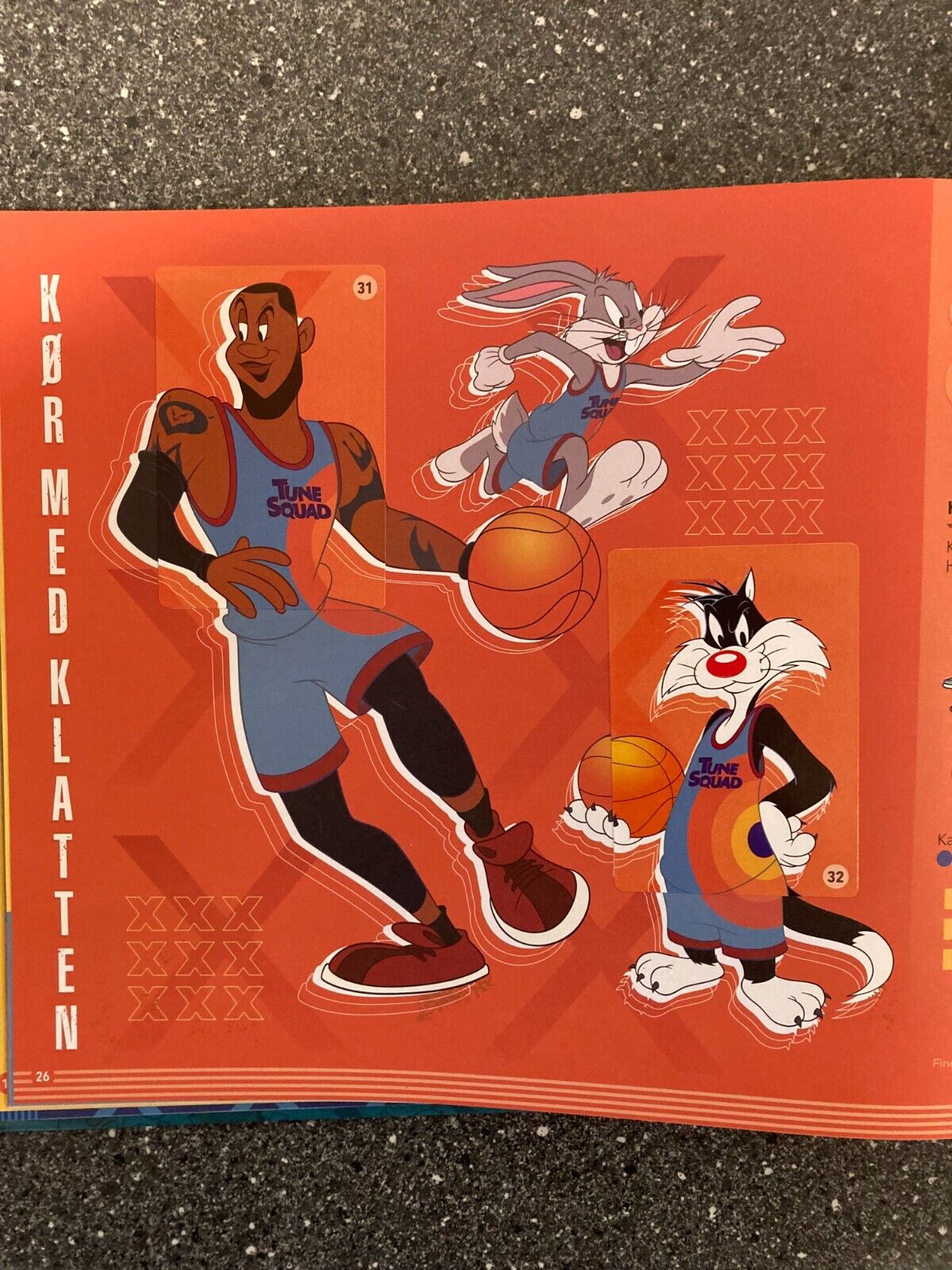 Space Jam New Legacy Danish Trading Card Album 99% Complete Daffy Duck Etc