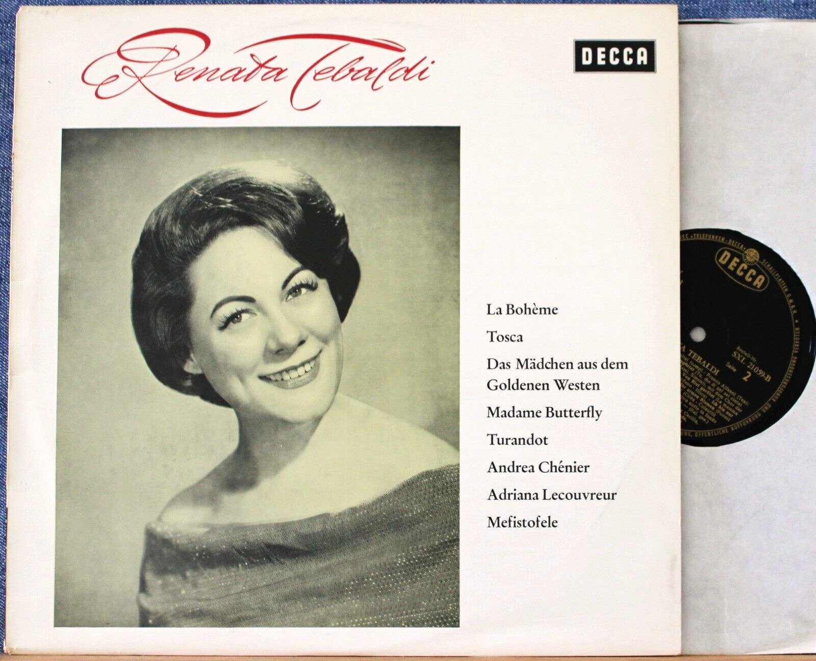 Tebaldi Operatic arias Decca SXL 21 059 NM