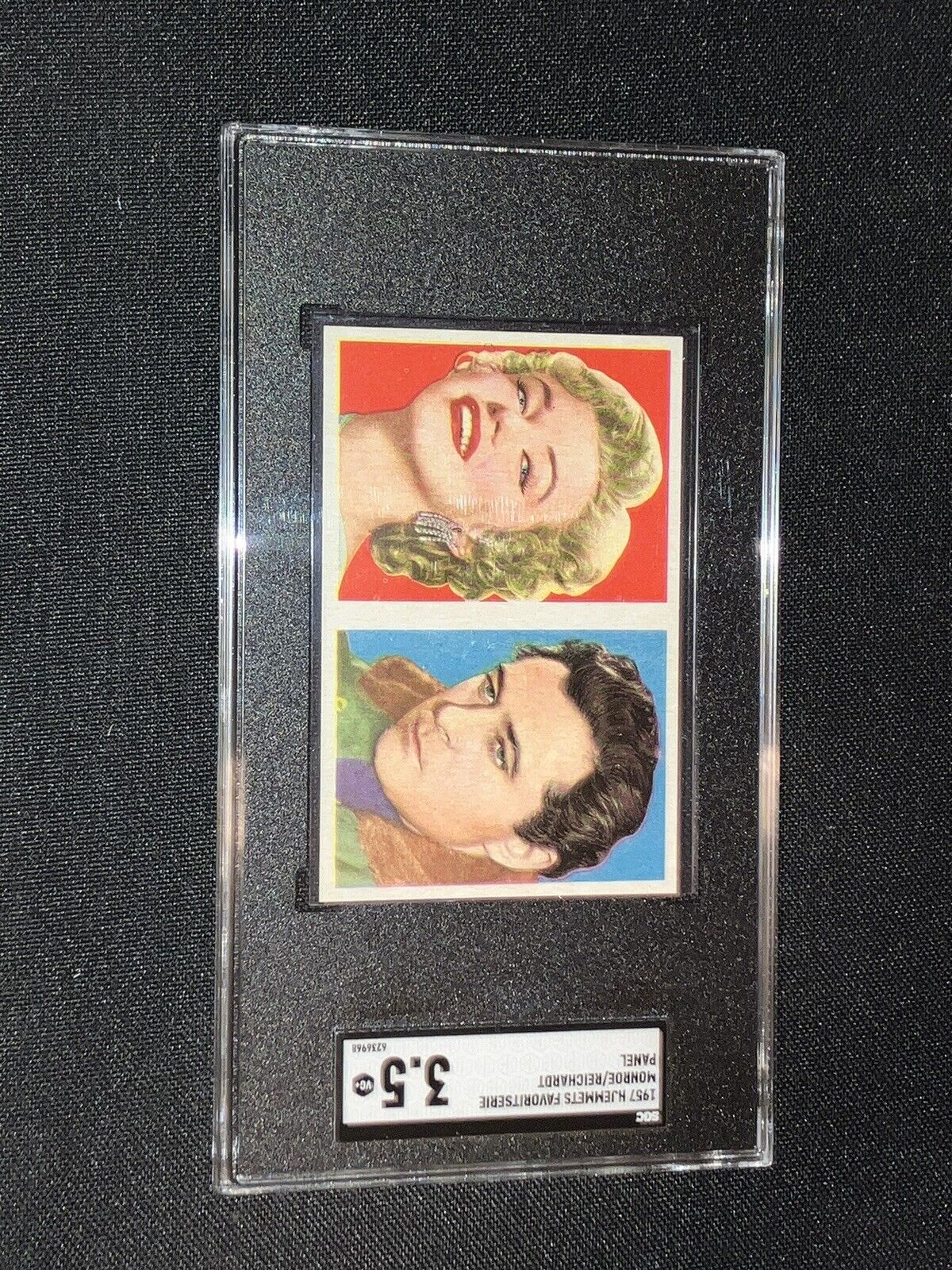 1957 HOLLYWOOD ACTOR MARILYN MONROE SGC 35 RARE DANISH VERSION VINTAGE CARD