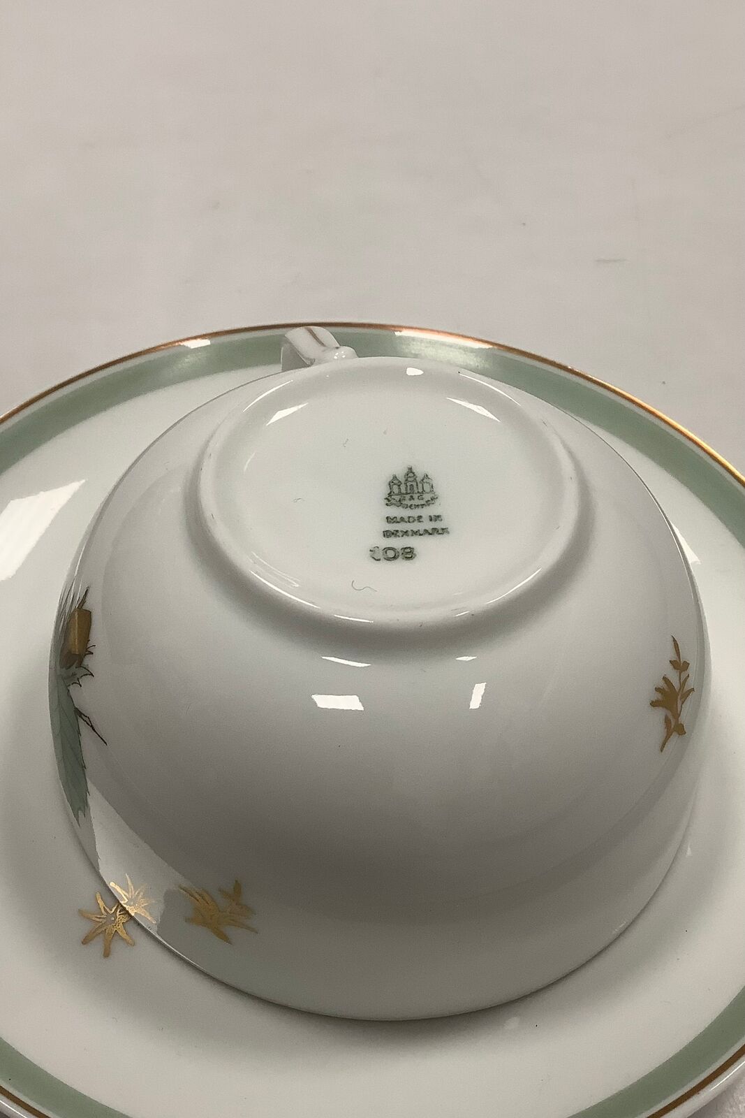 Bing and Grondahl Hazelnut Teacup and saucer No 108