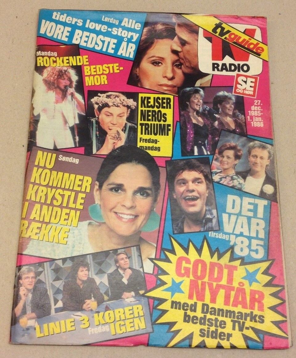 Princess Diana Lady Di British Royals Vintage Danish Magazine 1986 "Se og Hoer"