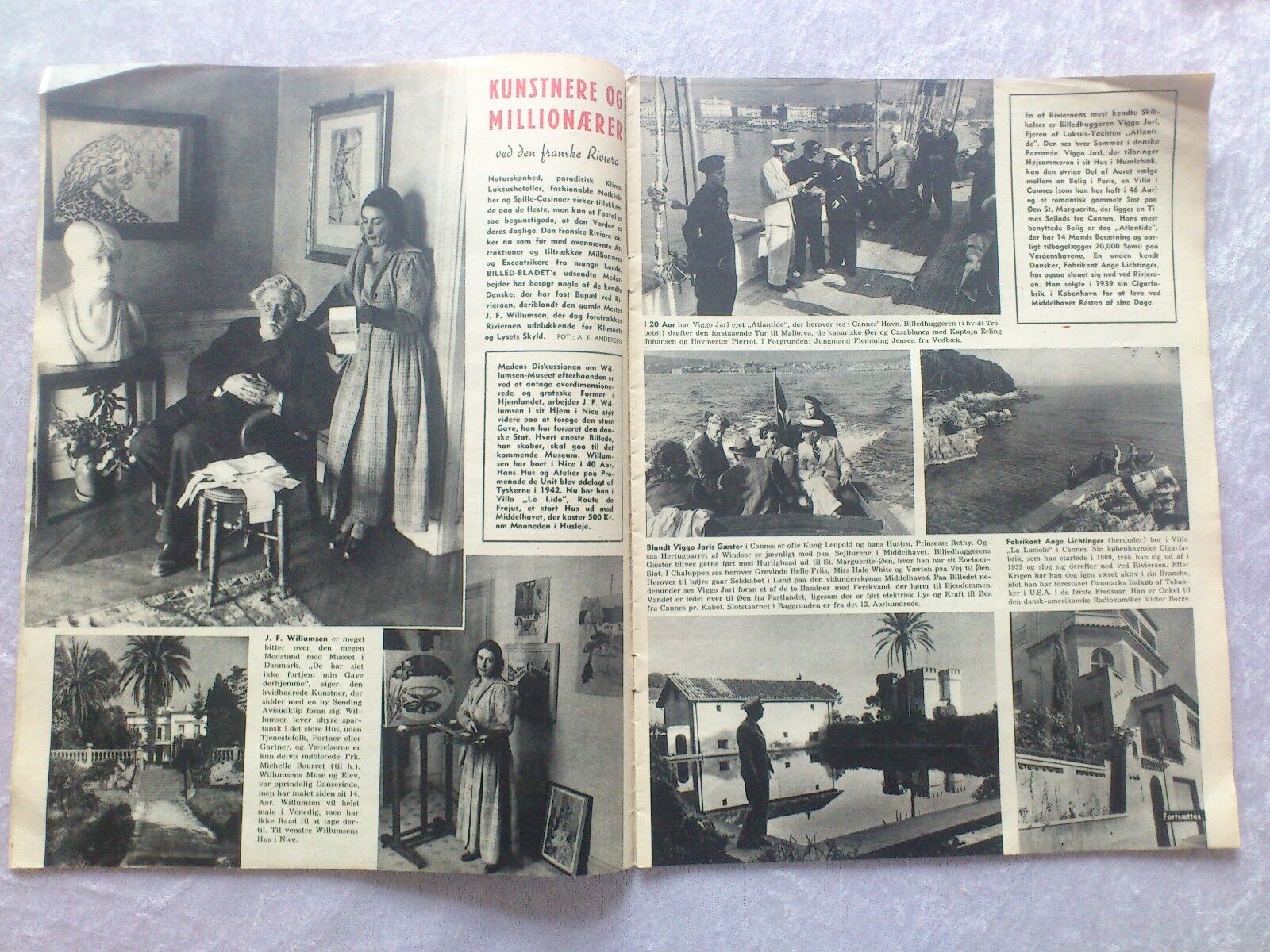 Danish Magazine"Billed-Bladet"1949WillumsenJapanFashionGreta Gynt