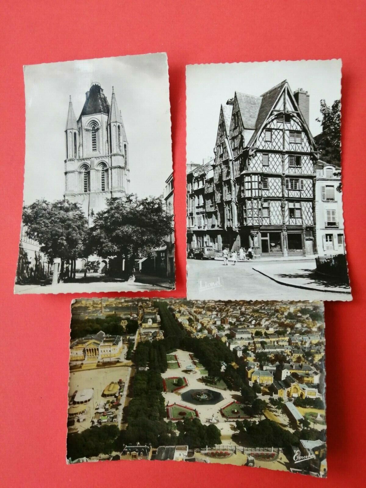 3 Vintage Postcards FranceANGERS