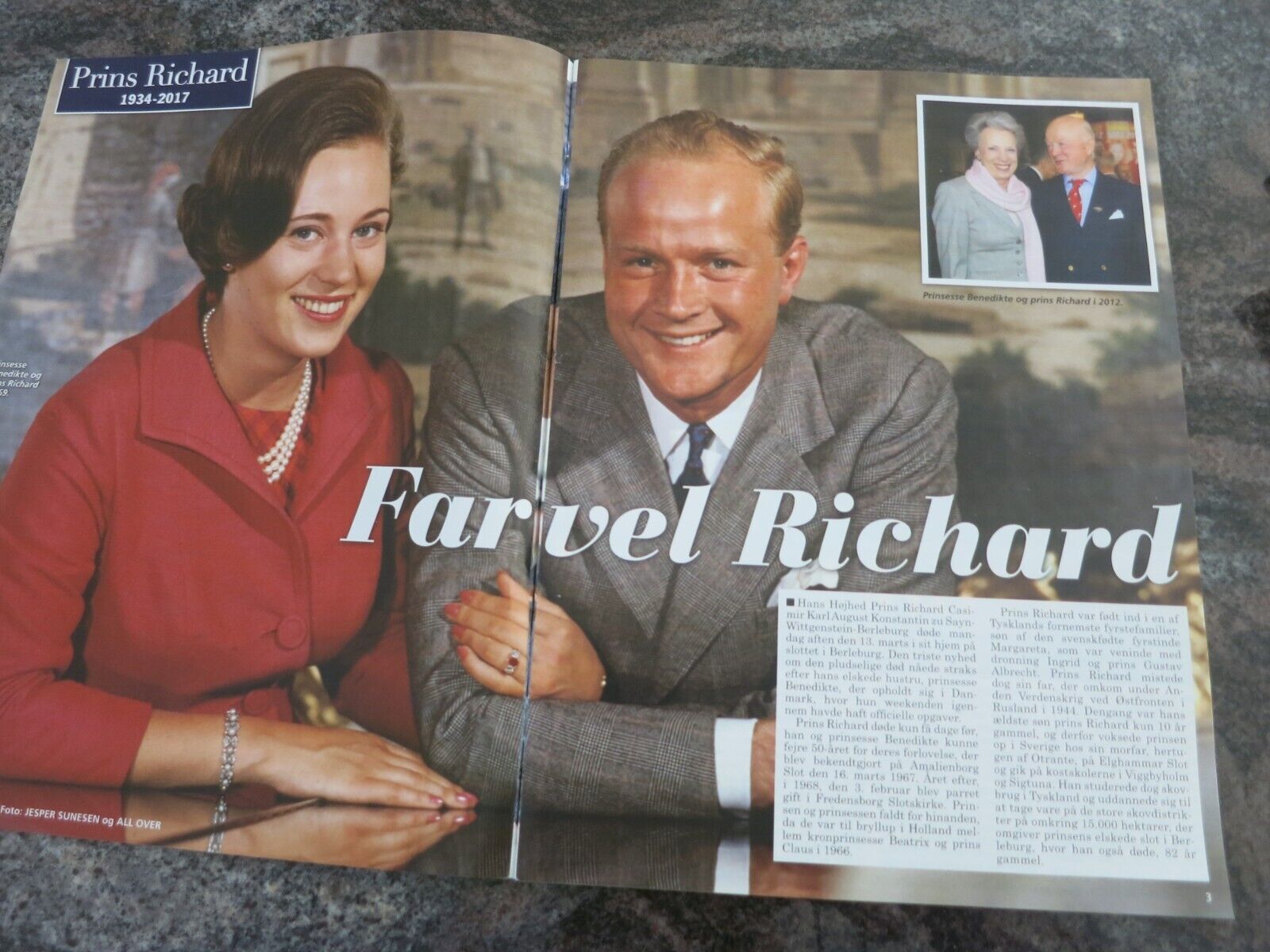 Danish Magazine Princess BENEDICTE Prince Richard Marie MARY ROYAL #43