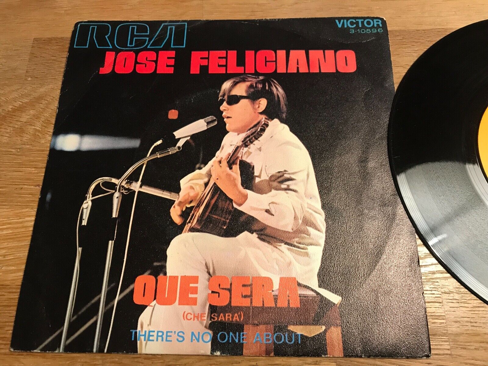 JOSE FELICIANO "QUE SERA" (CHE SARA) RCA VICTOR RECORDS SPANISH PRESSING RARE 7"