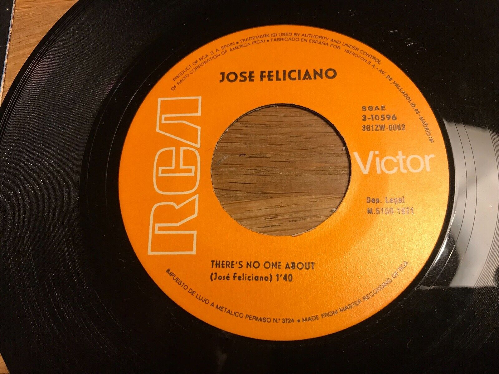 JOSE FELICIANO "QUE SERA" (CHE SARA) RCA VICTOR RECORDS SPANISH PRESSING RARE 7"