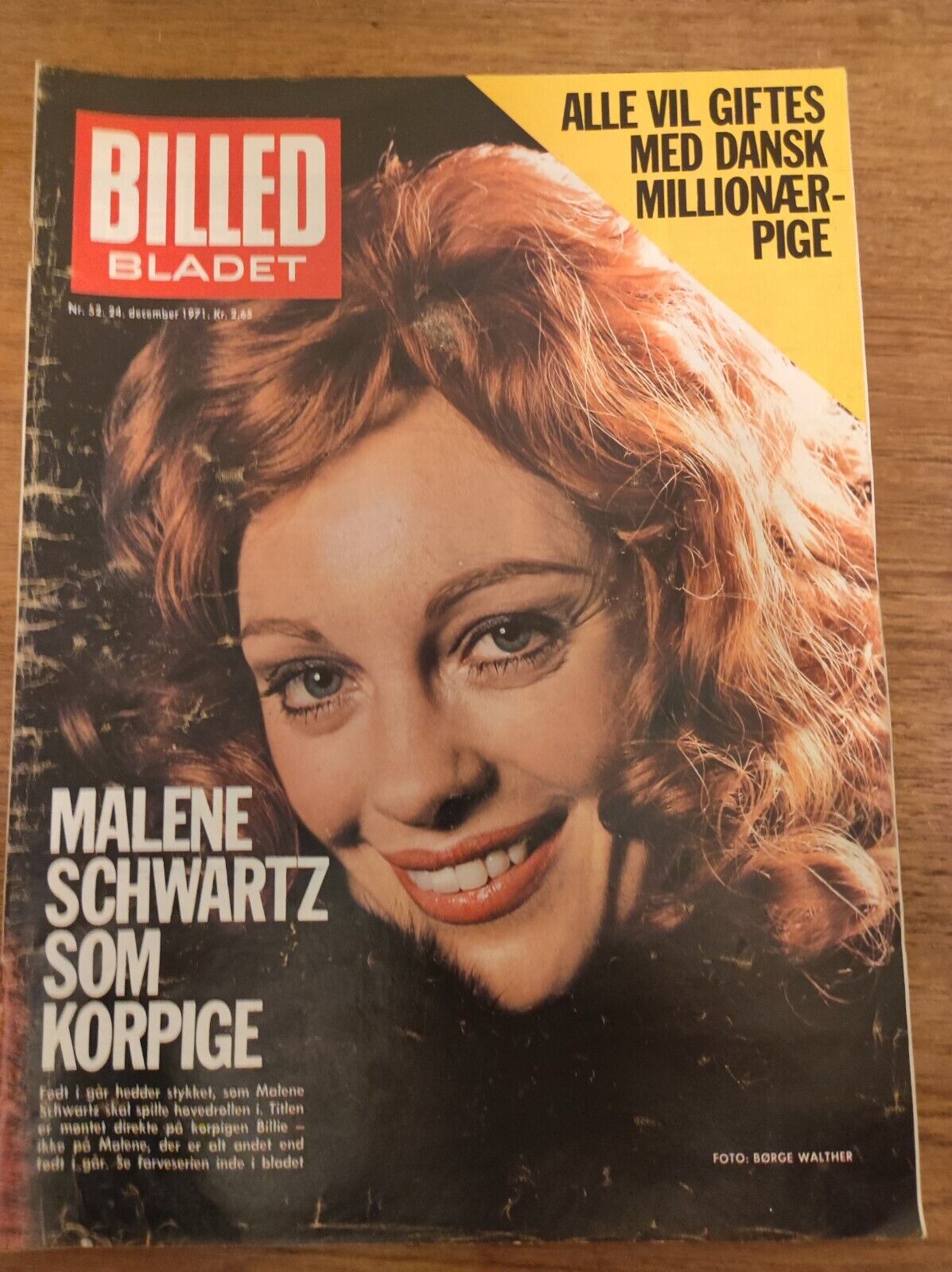 MALENE SCHWARTZ Twiggy BURT BACHARACH Barbra Streisand 1971 Danish Magazin BB125