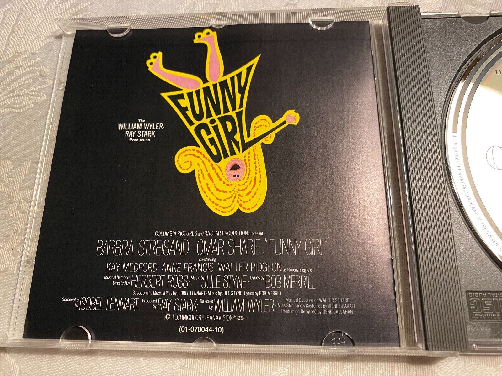 BARBRA STREISAND  OMAR SHARIF FUNNY GIRL 1968 CD ALBUM 14 TRACK CBS JAPAN PRESS