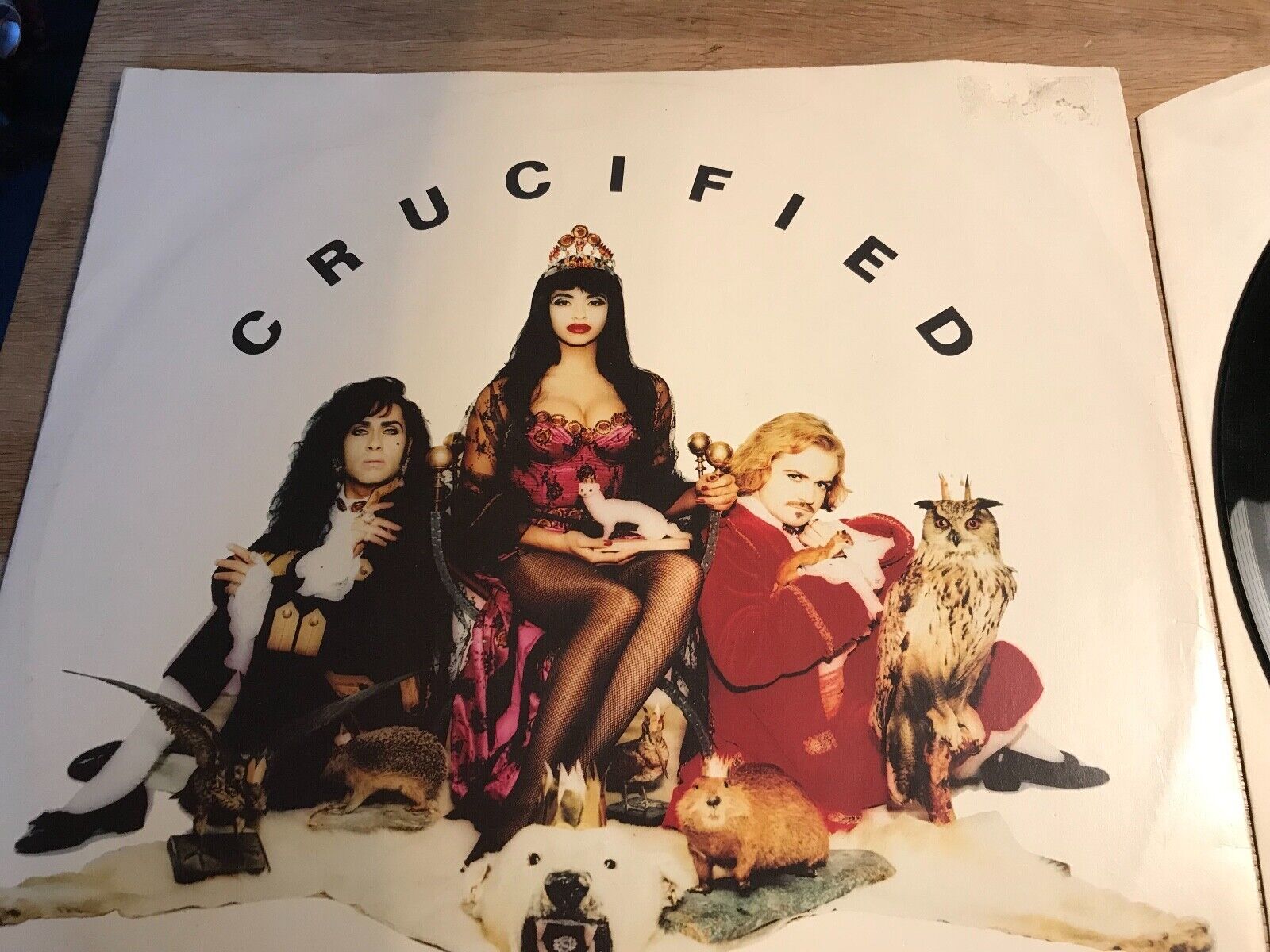 ARMY OF LOVERS "CRUCIFIED" THE NUZAK REMIX VINYL MAXI SINGLE TON SON TON SWEDEN*