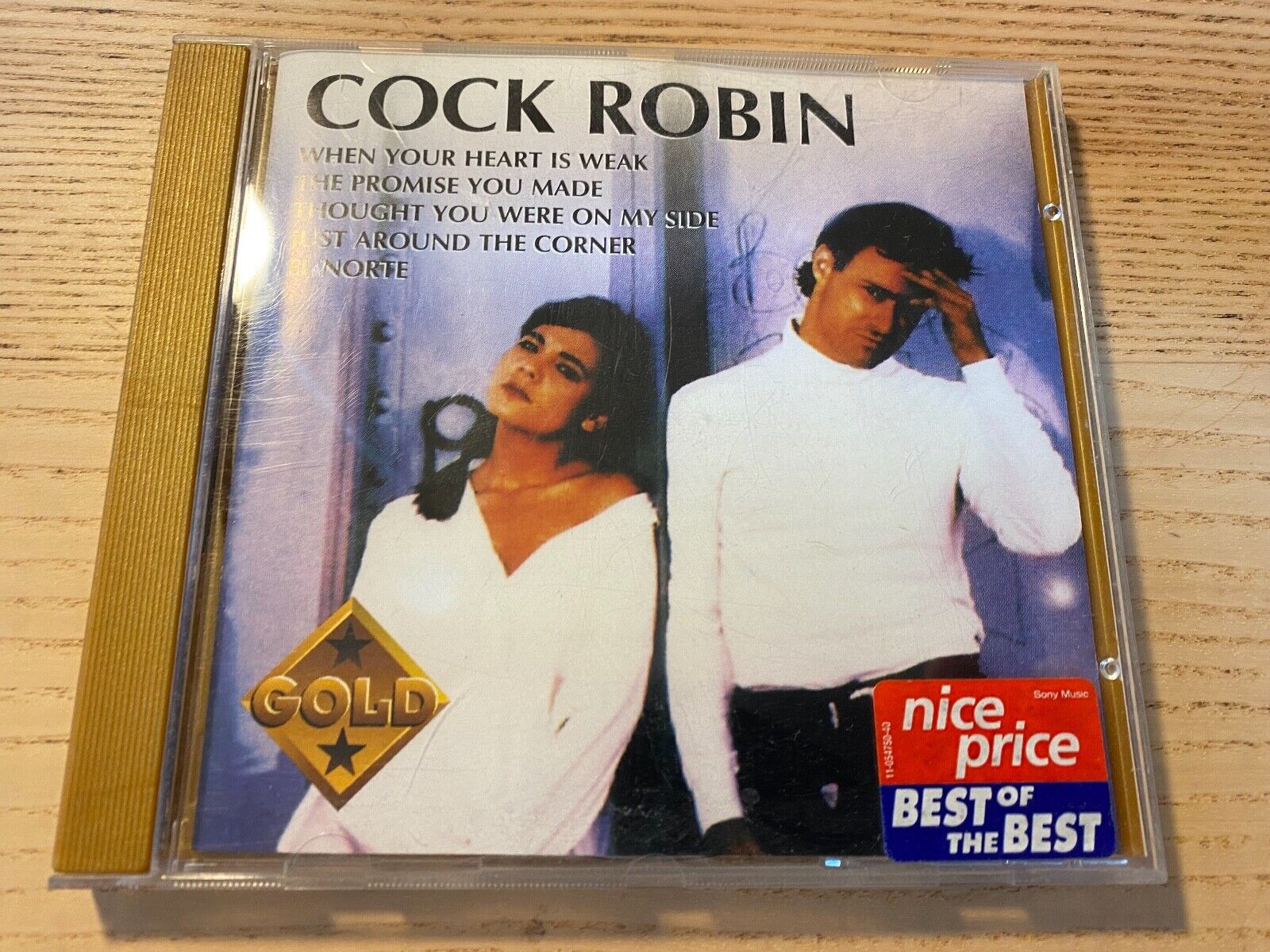 COCK ROBIN "GOLD COLLECTION"  1990 COLUMBIA FRANCE 5 REMIXES  1 LIVE CD ALBUM*