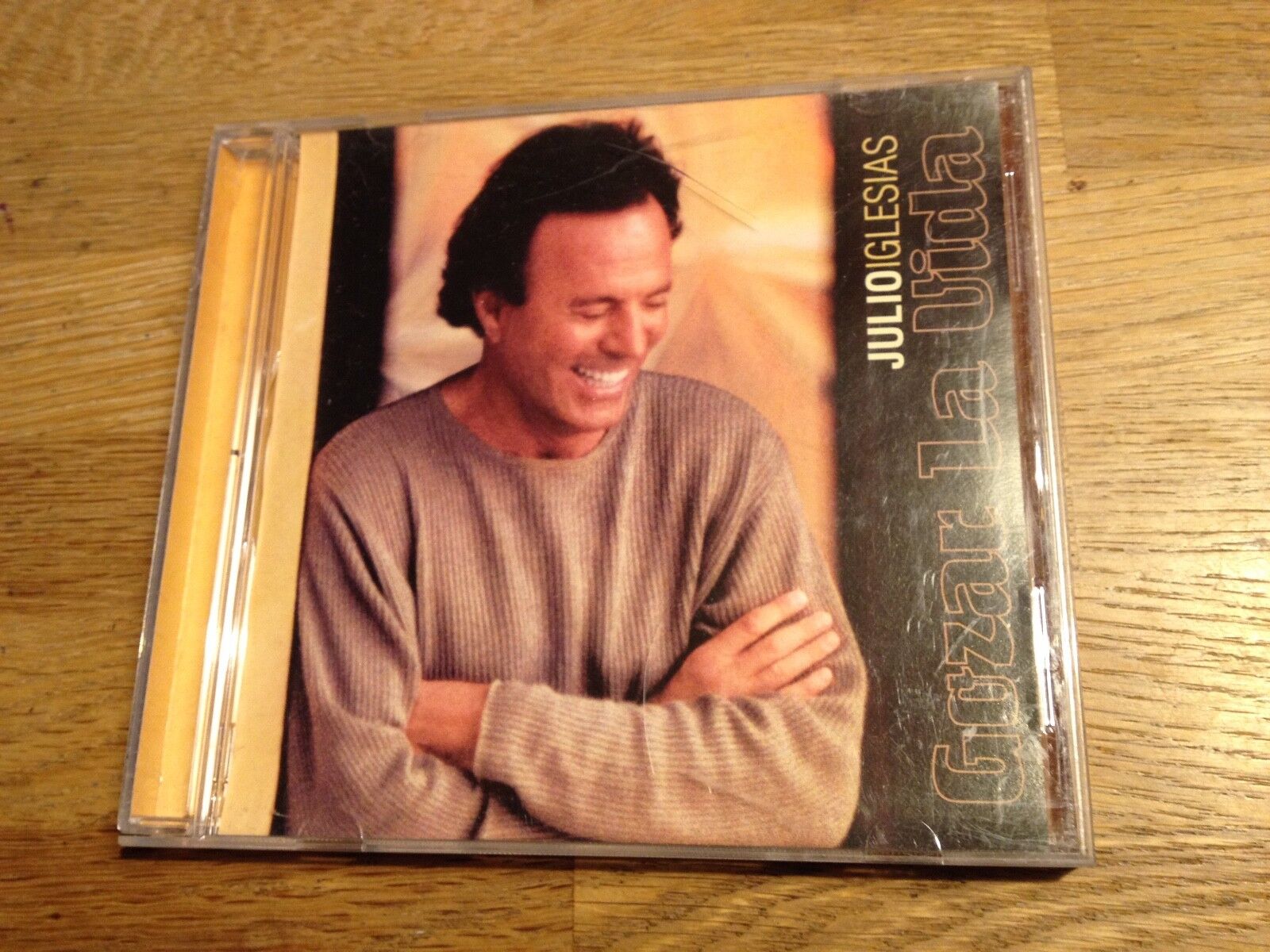 JULIO IGLESIAS "GOZAR LA VIDA" 2000 CD 1 TRACK PROMOTIONAL CD SINGLE COLUMBIA PR