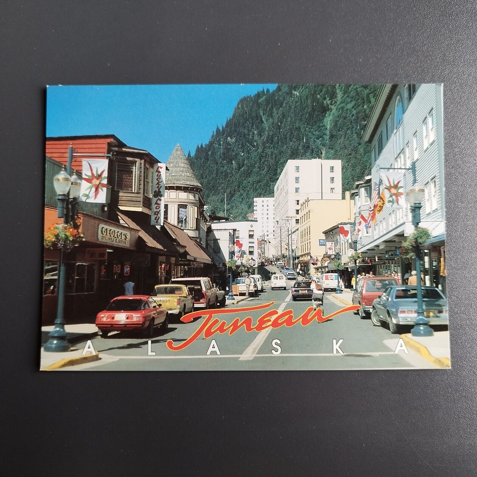 Postcard Alaska  JuneauSouth Franklin Street ( Alaska Joe postcard)