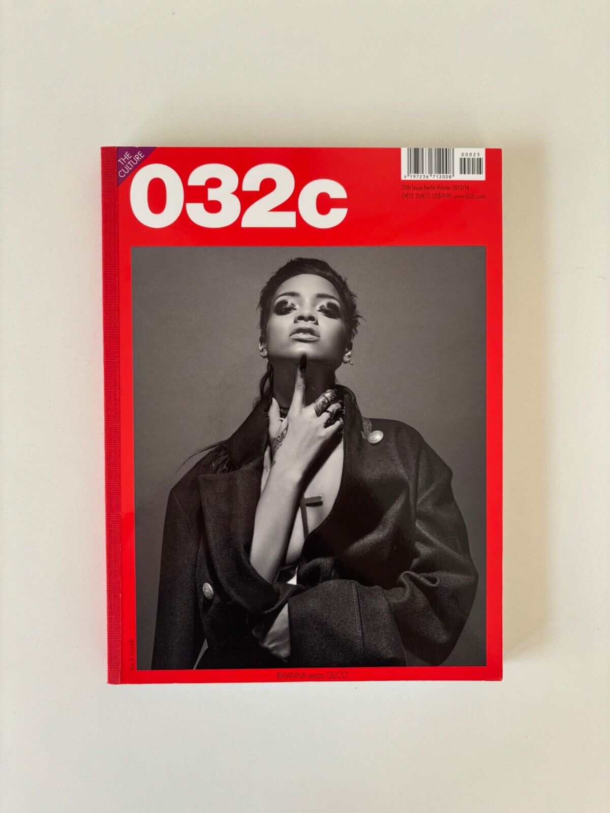 032c Magazine #25 Winter 2013/14;  Rihanna