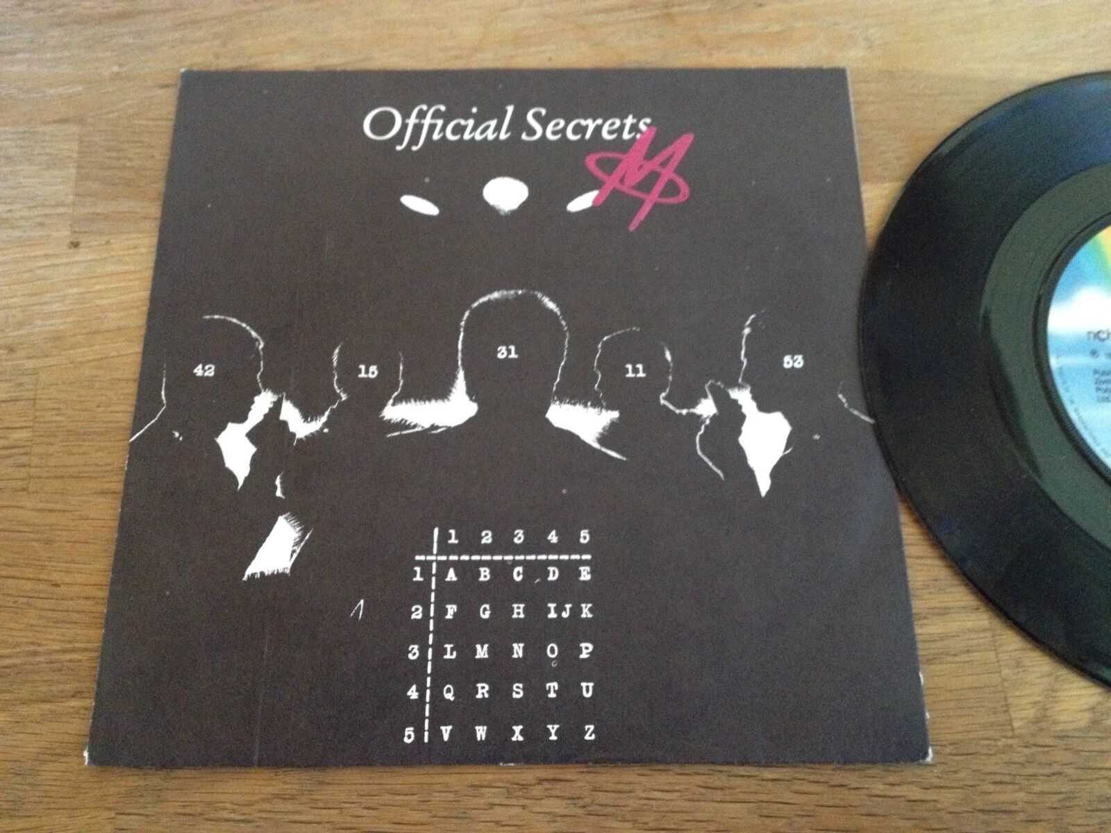 M "OFFICIAL SECRETS / MANIAC" 1980 SINGLE NCB FOR SCANDINAVIA NCA 650 USED VINYL