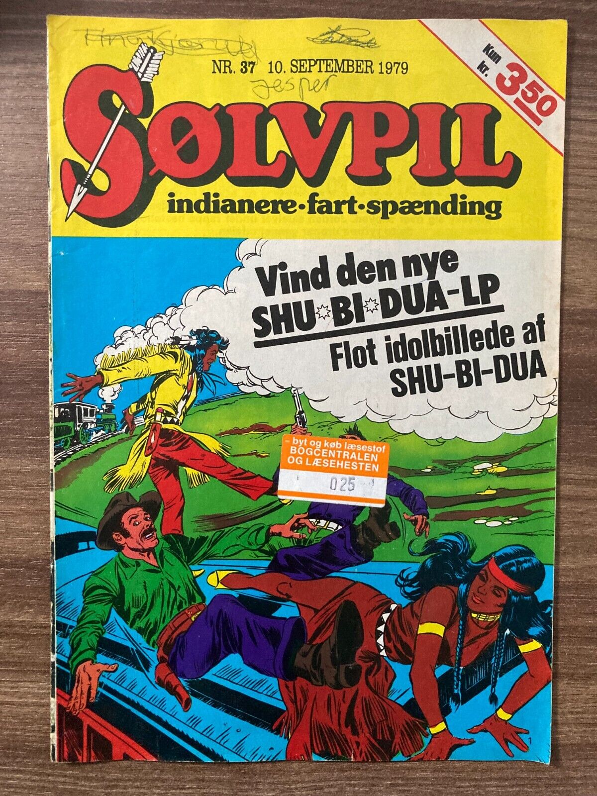 Shu-Bi-Dua on the Back Cover Danish Magazine/Comic SØLVPIL 1979 17x25cm