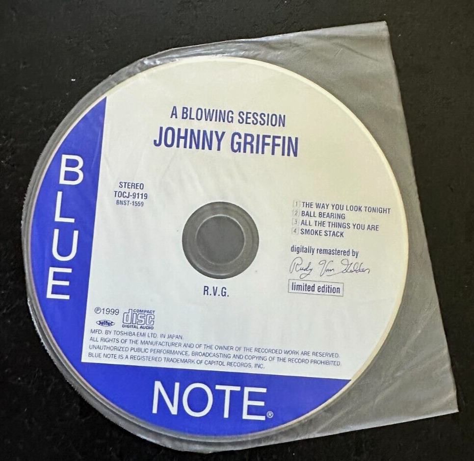 JOHNNY GRIFFIN ''A BLOWING SESSION'' - MINI LP JAPAN CD - BLUE NOTE