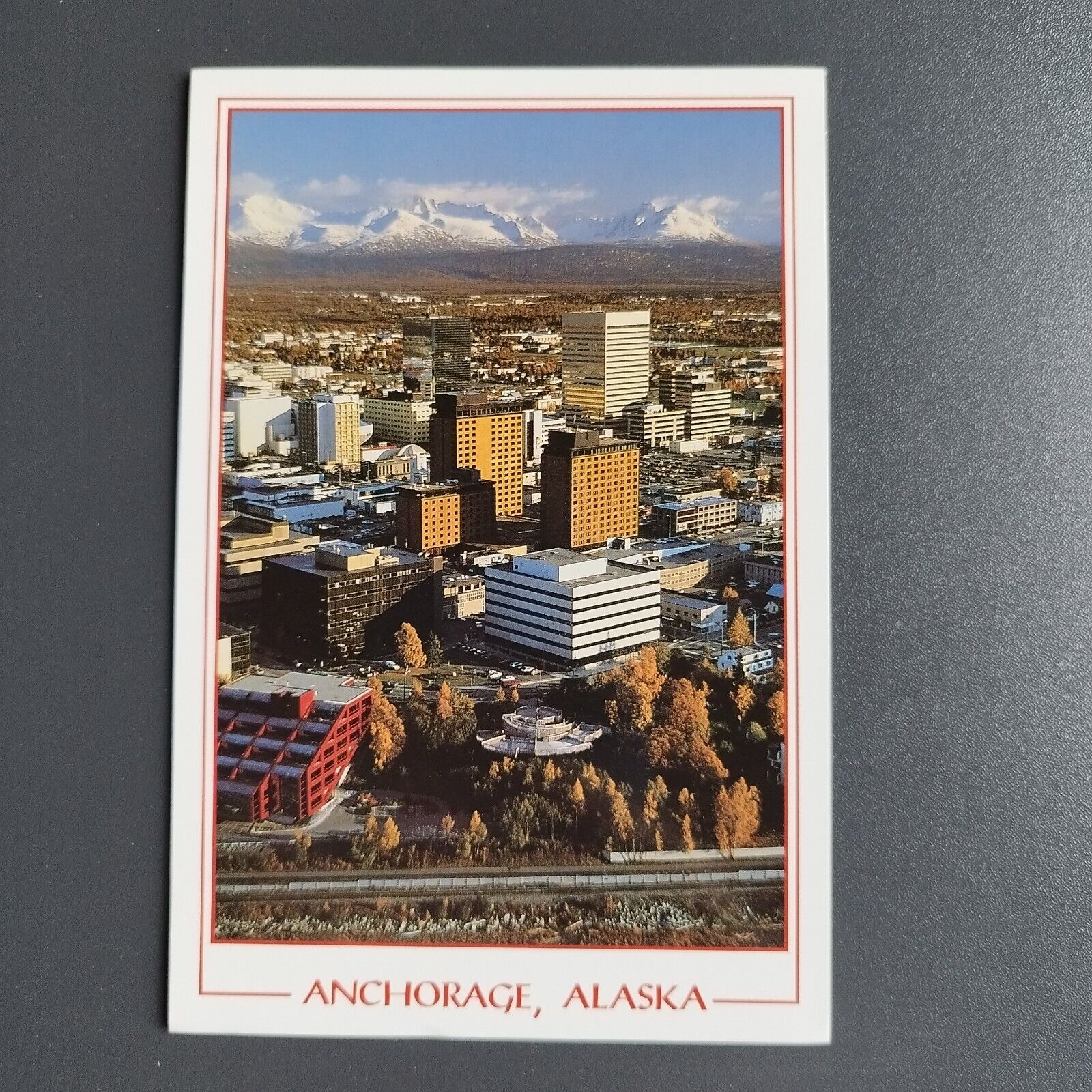 Postcard Alaska Anchorage City of Gold