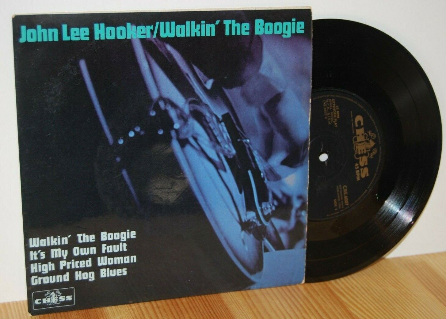 JOHN LEE HOOKER Walkin' The Boogie EP 7''