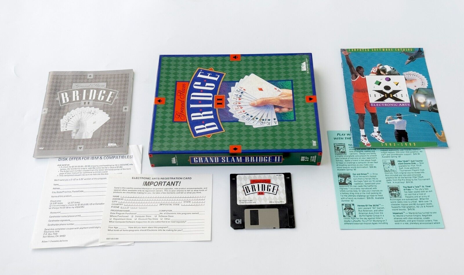 Grand Slam Bridge II - Electronic Arts - 1992/ IBM PC - NIB