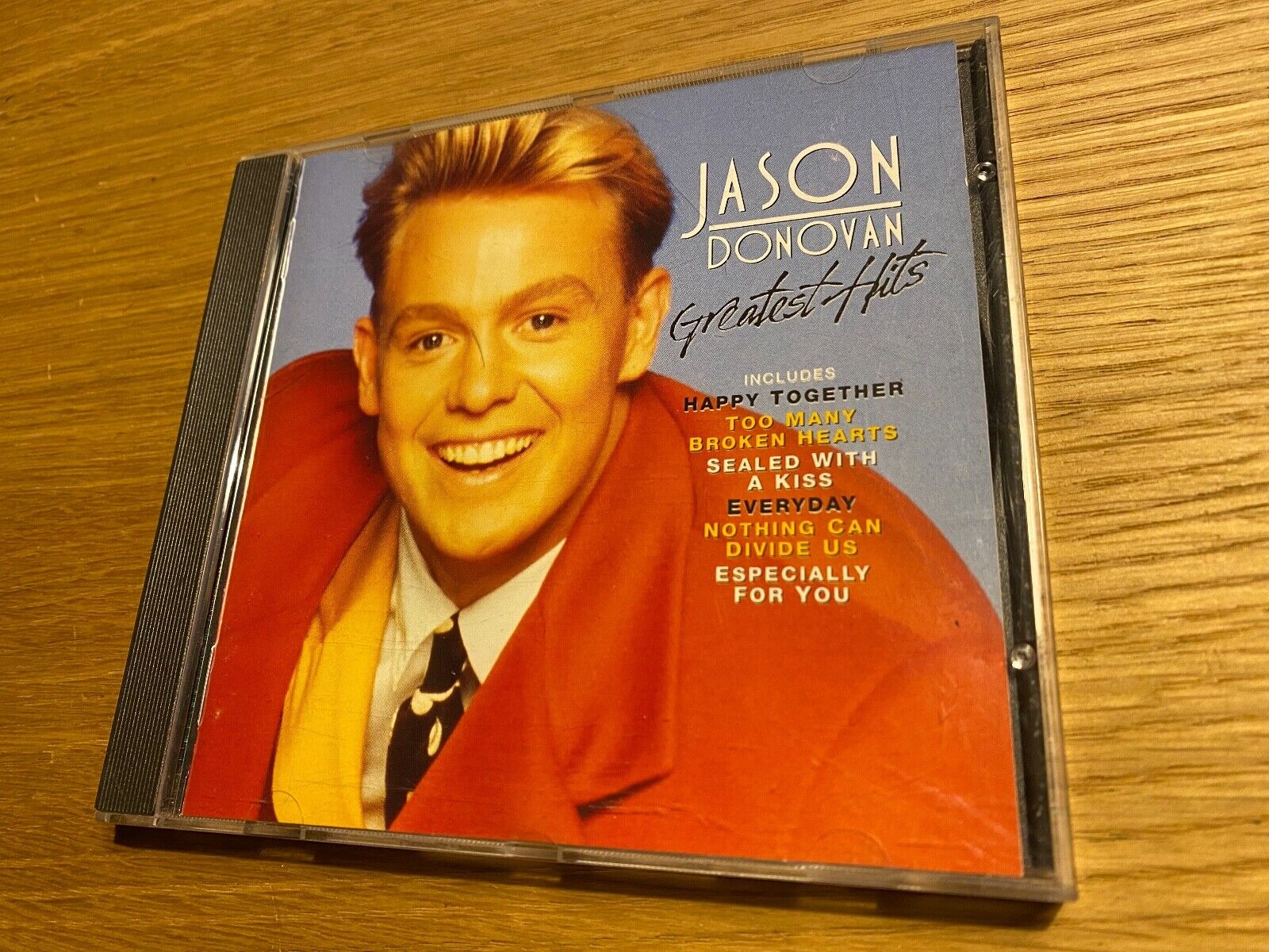 JASON DONOVAN "GREATEST HITS" 1991 CD ALBUM 13 TRACKS PWL RECORDS SWEDISH PRESS*