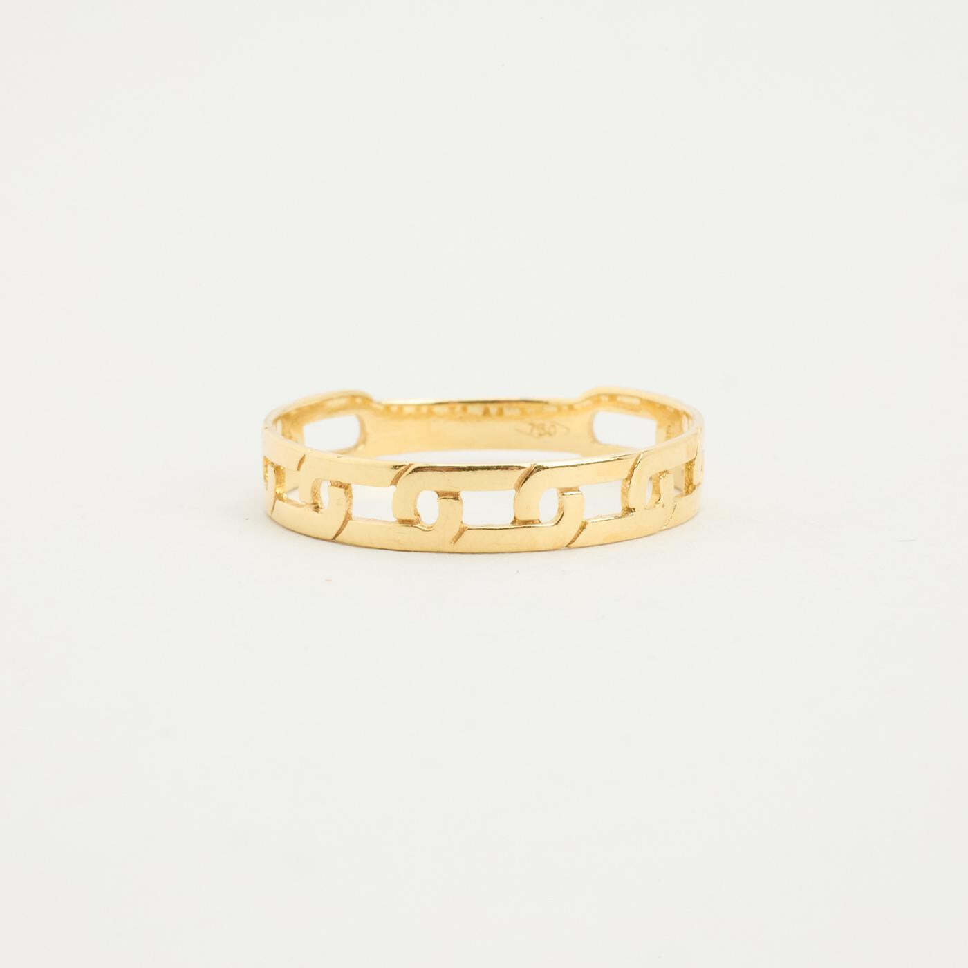 Ring in 18K Gold size 6¾ | Real Genuine Gold | Fine Jewelry | Danish